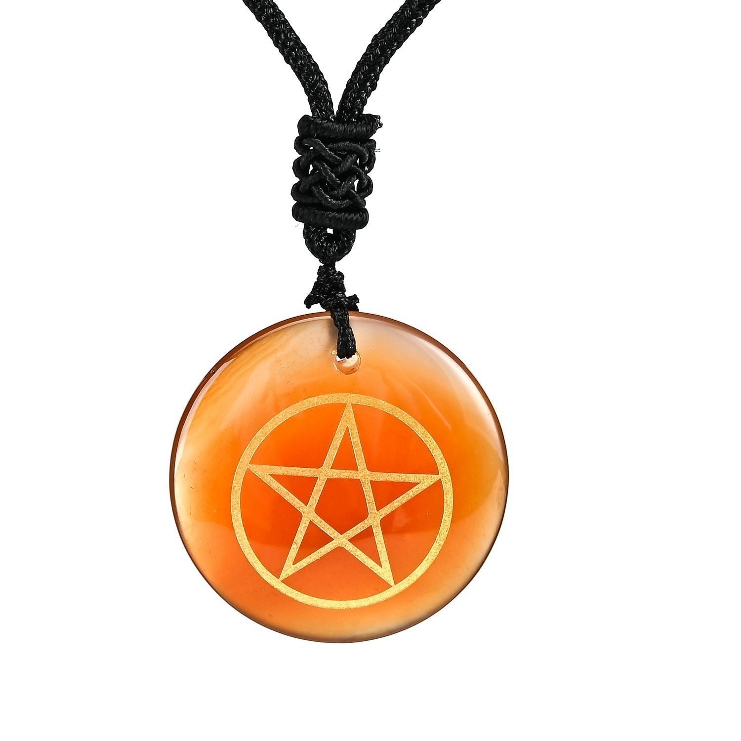 Pentacle Crystal Rope Necklaces