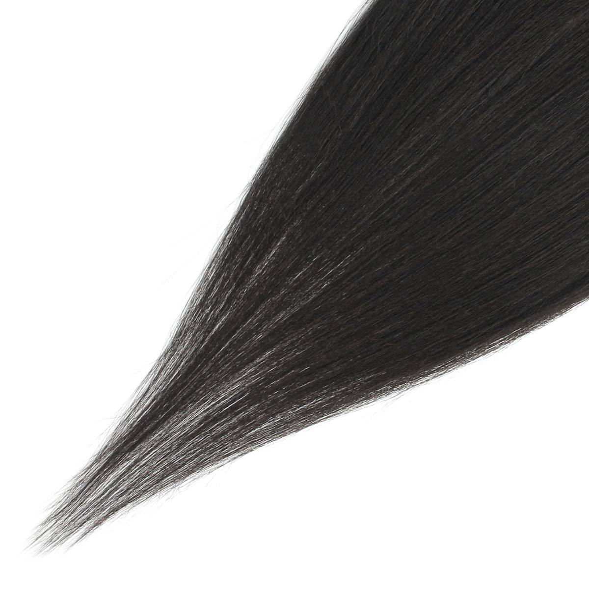 Yaki Straight 4x4 Transparent Lace Human Hair Closure