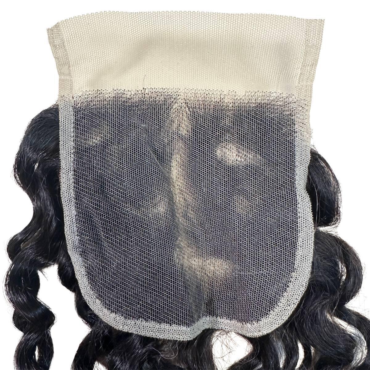 Spanish Wave 4x4 Transparent Lace Human Hair Closure