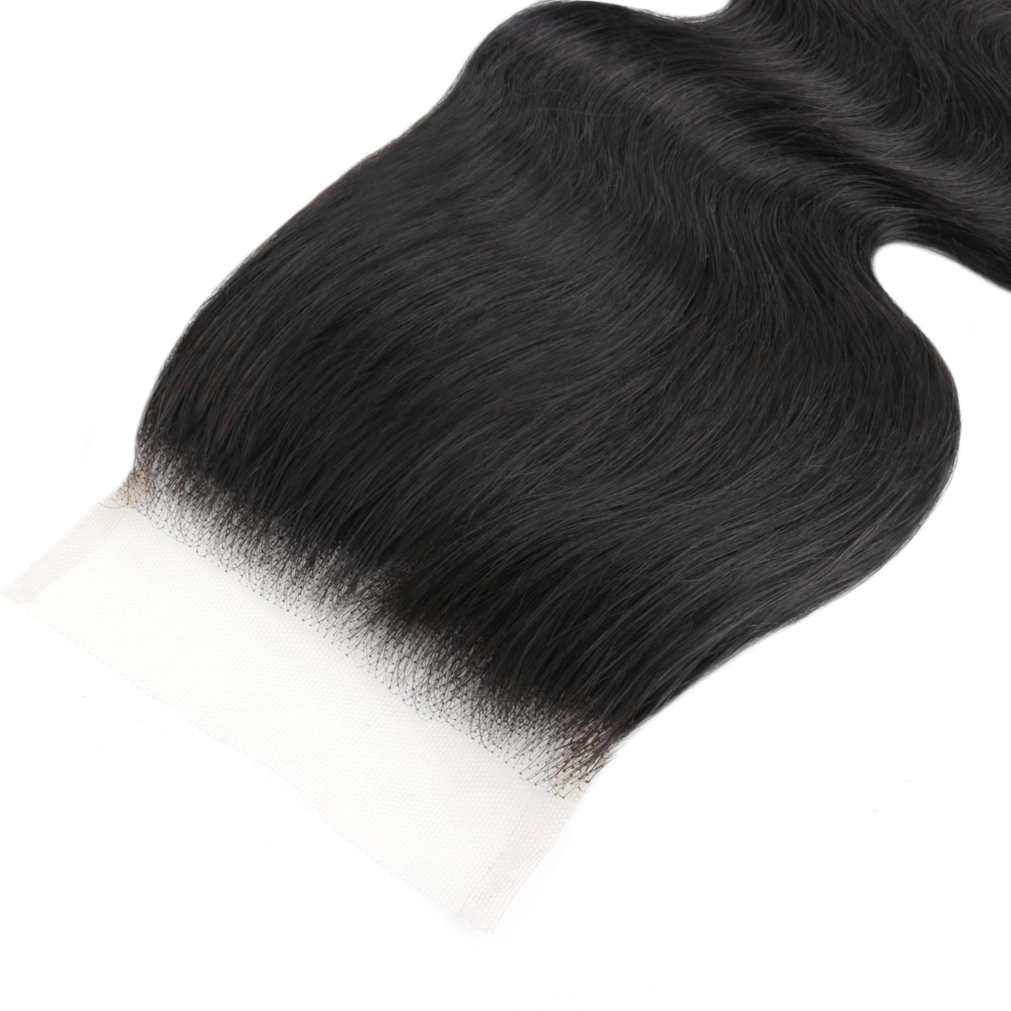 Brazilian Body Wave 4x4 Transparent Lace Human Hair Closure