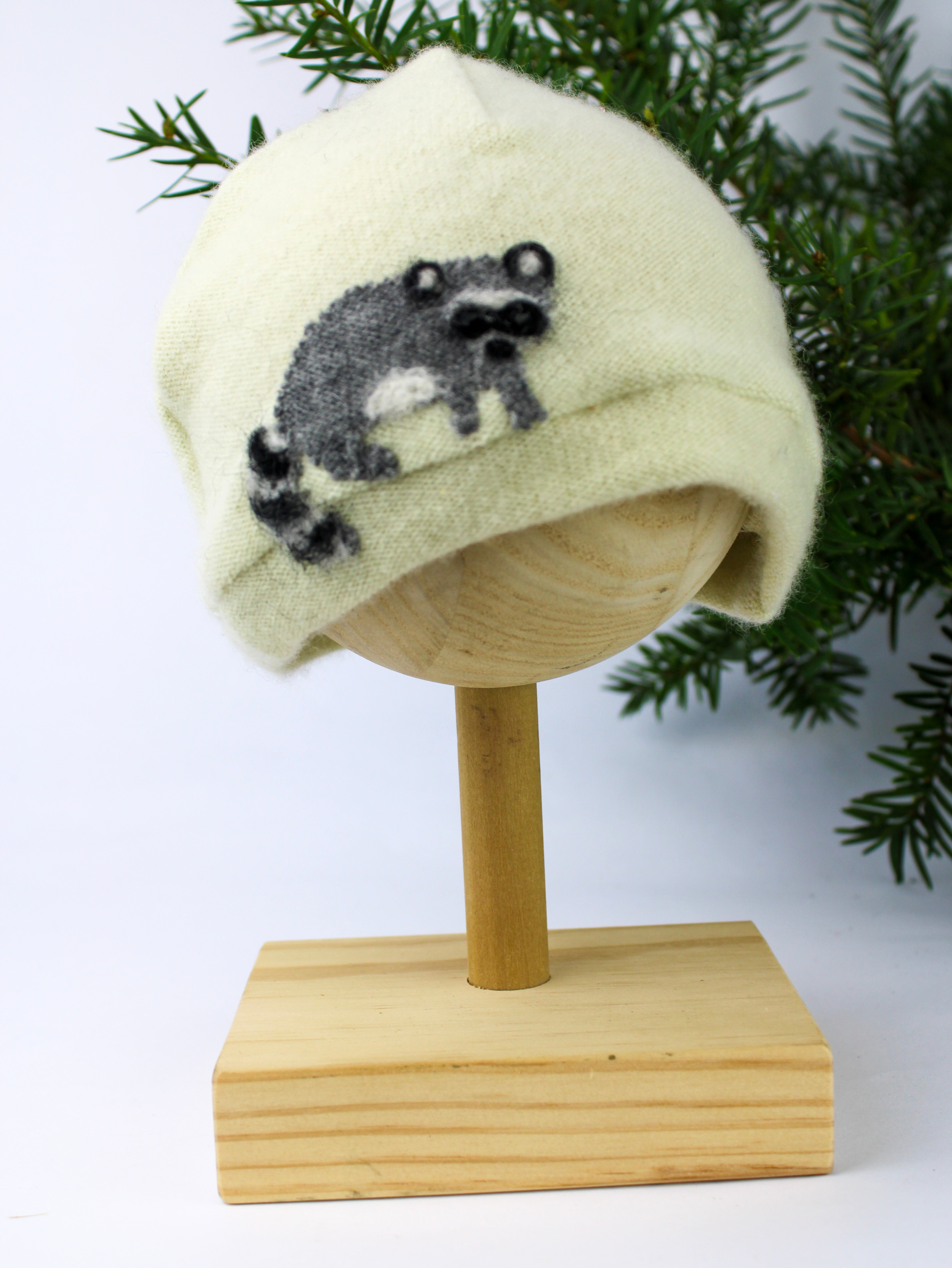 Raccoon Cashmere Hat - Baby