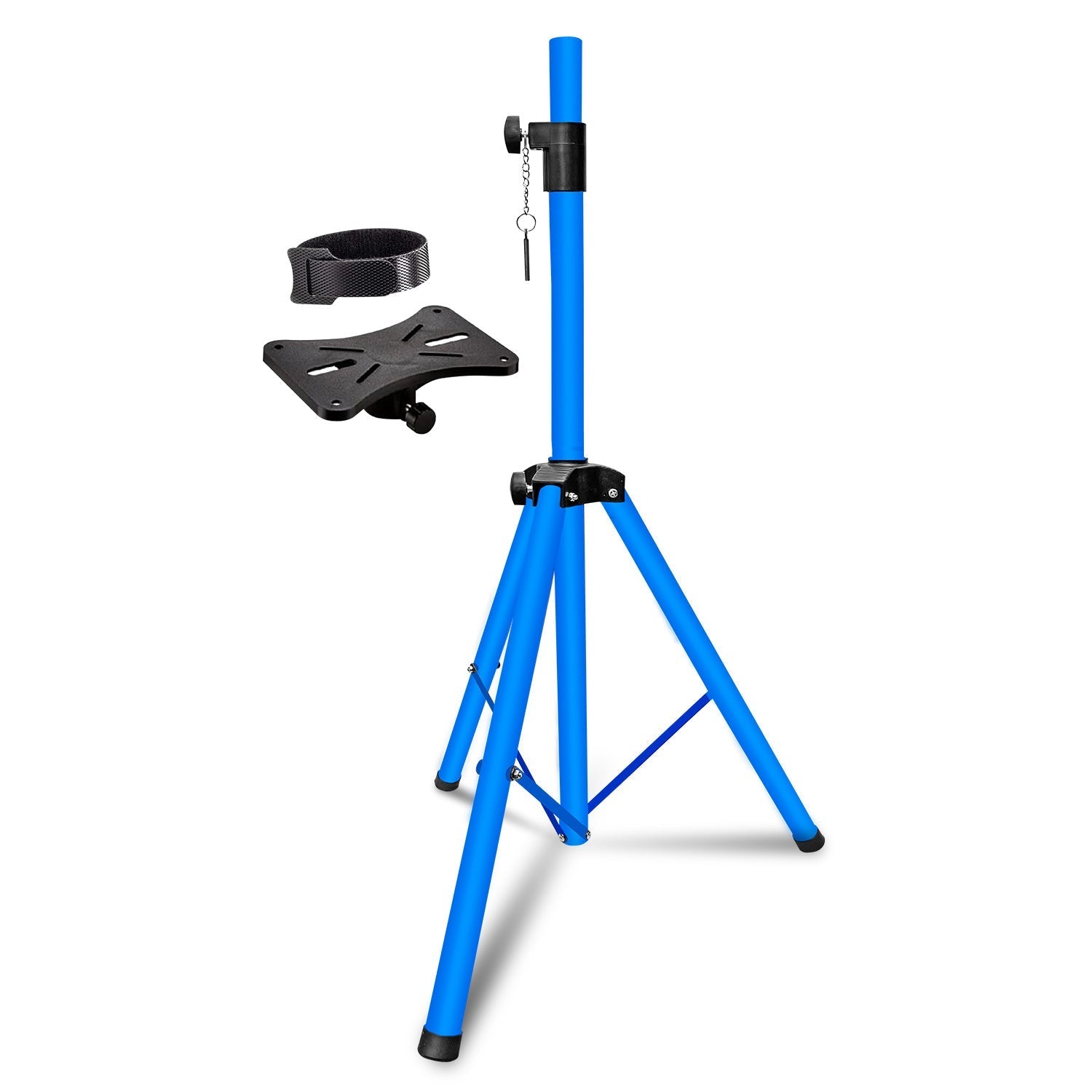 5 Core Speaker Stand Tripod Floor Tall Adjustable Up to 72 Inch DJ Studio Monitor Stands Pole Mount - SS ECO 1PK WOB