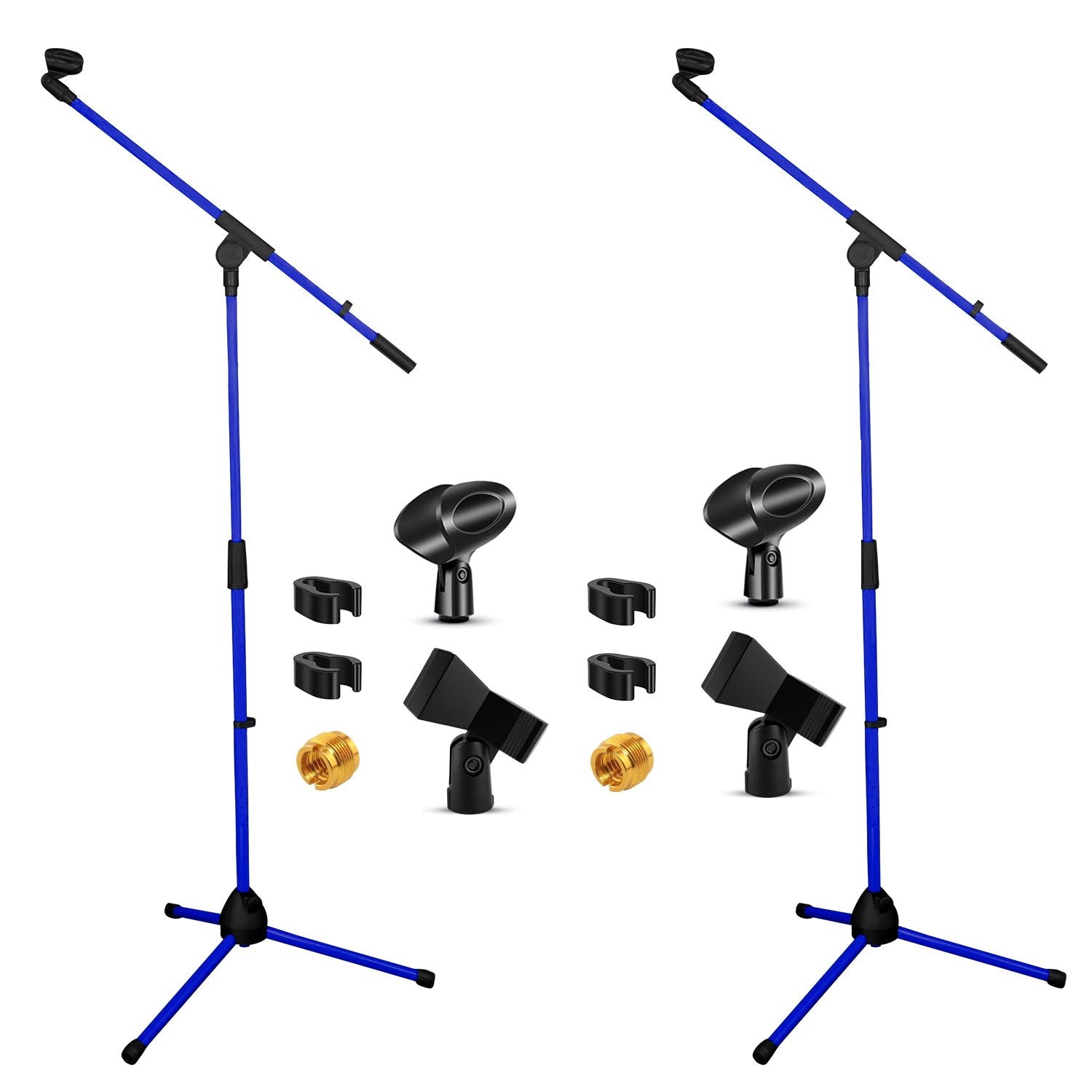 5 Core Tripod Mic Stand Floor 2Pcs Adjustable 18 to 72 Inches Sturdy Boom Arm Holder Microphone Stands Pedestal Para Microfono for Singing