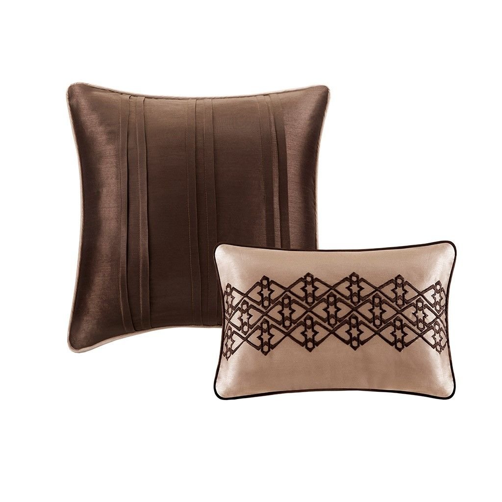 5 Piece Reversible Jacquard Bedspread Set Red King