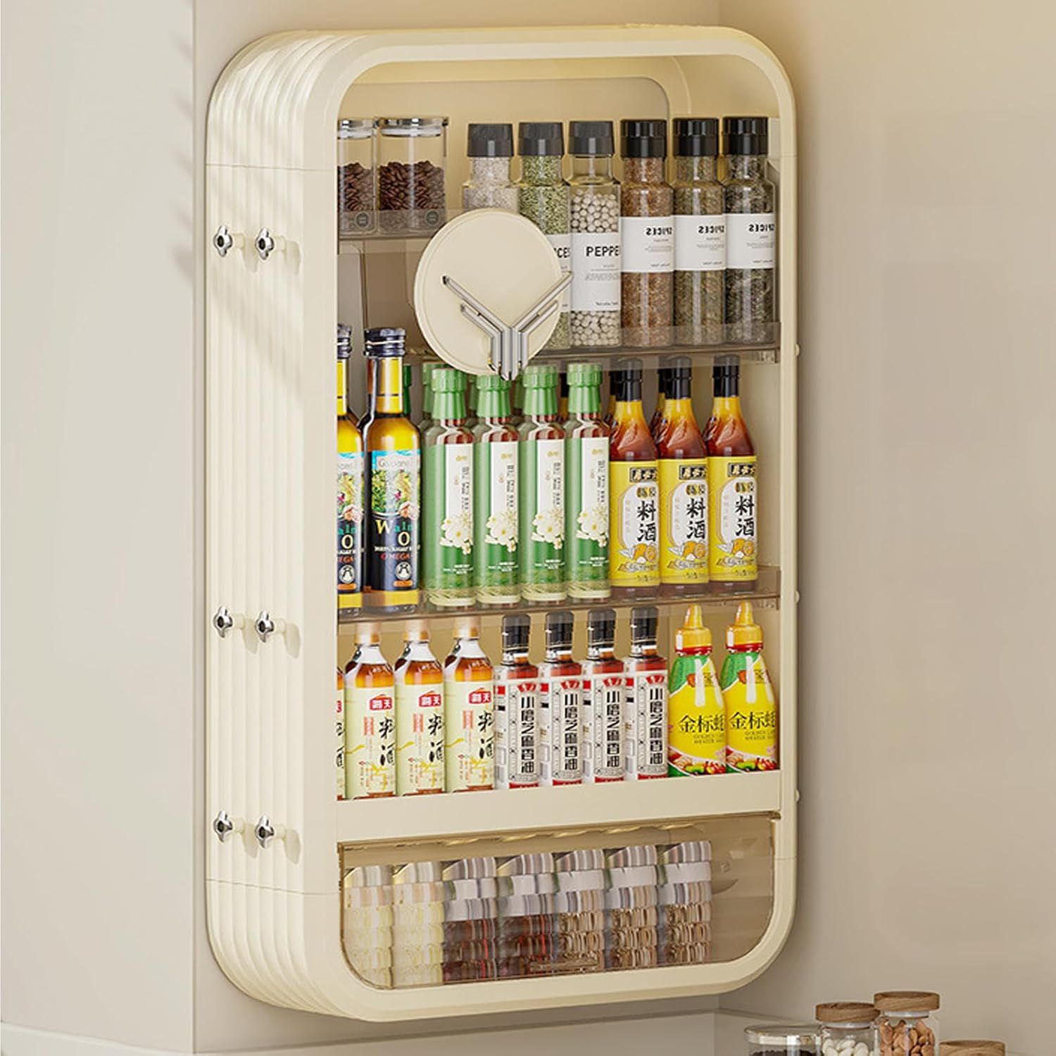 5 Tier Makeup Organizer for Vanity, High Capacity Bathroom Countertop Organizer, Perfume Organizer