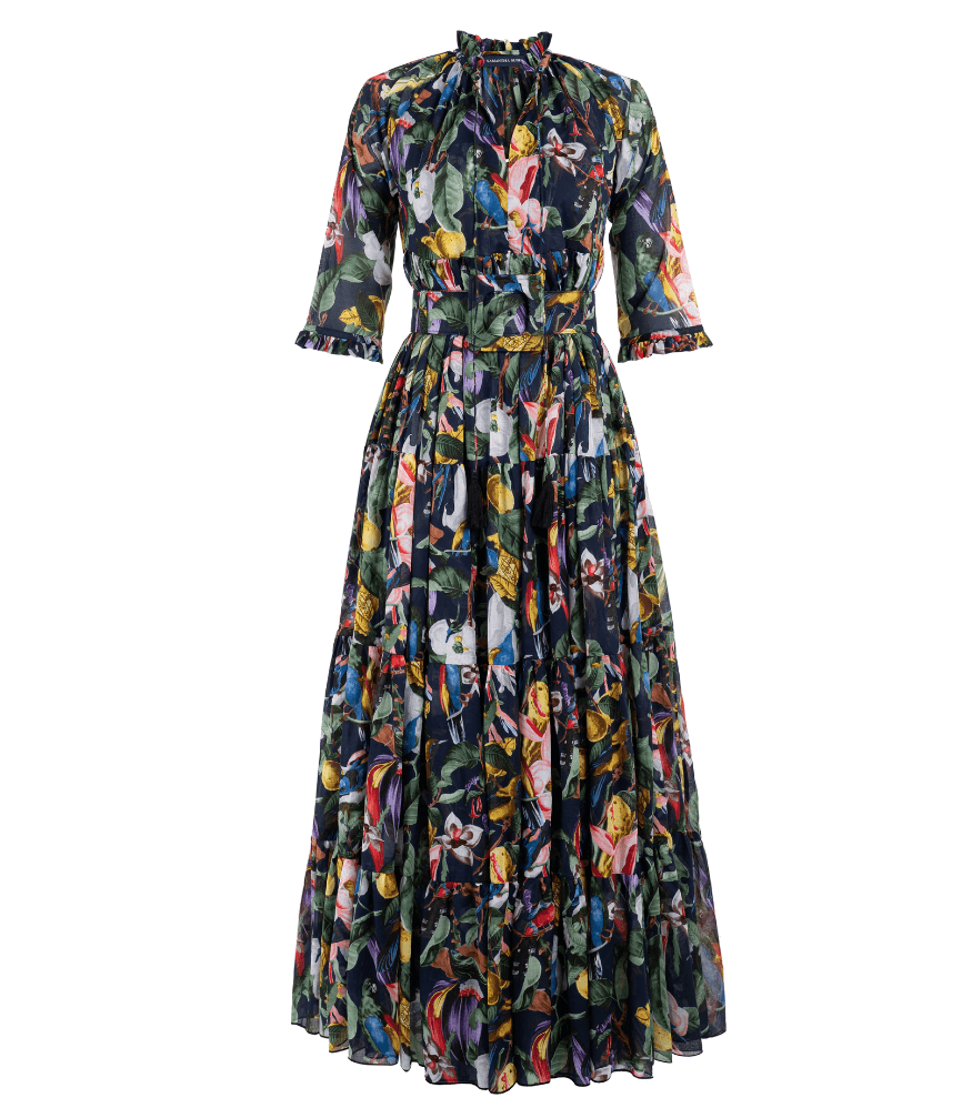 Eden Dress Indigo Midi Dress