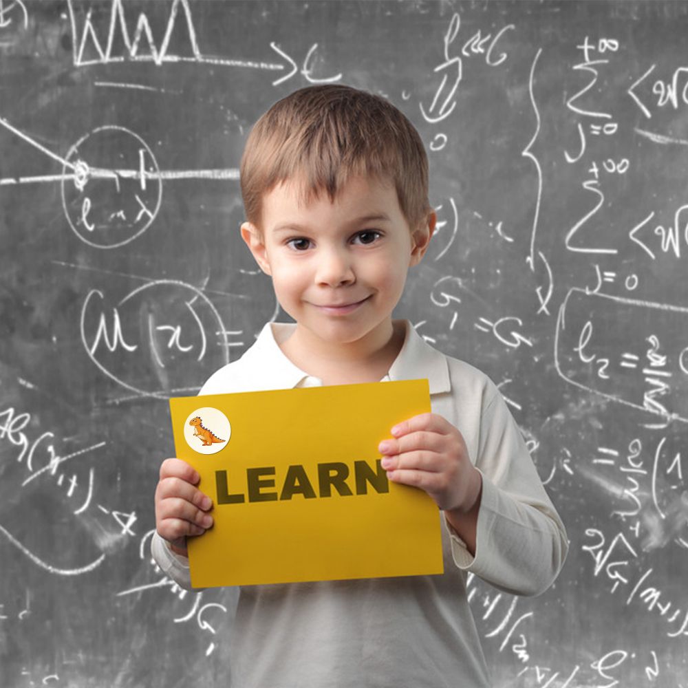 500pcs/roll Round Dinosaur Stickers for Kids Teacher Reward Stickers School Supplies Animal Incentive Roll Sticker