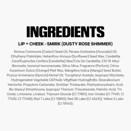 Milk Makeup Lip + Cheek Stick – Multi-Use Cream Blush + Lip Color with Mango Butter, Avocado Oil + Apricot Oil – Hydrating, Buildable, Long-Lasting, Vegan Formula – Smirk, 0.21 oz