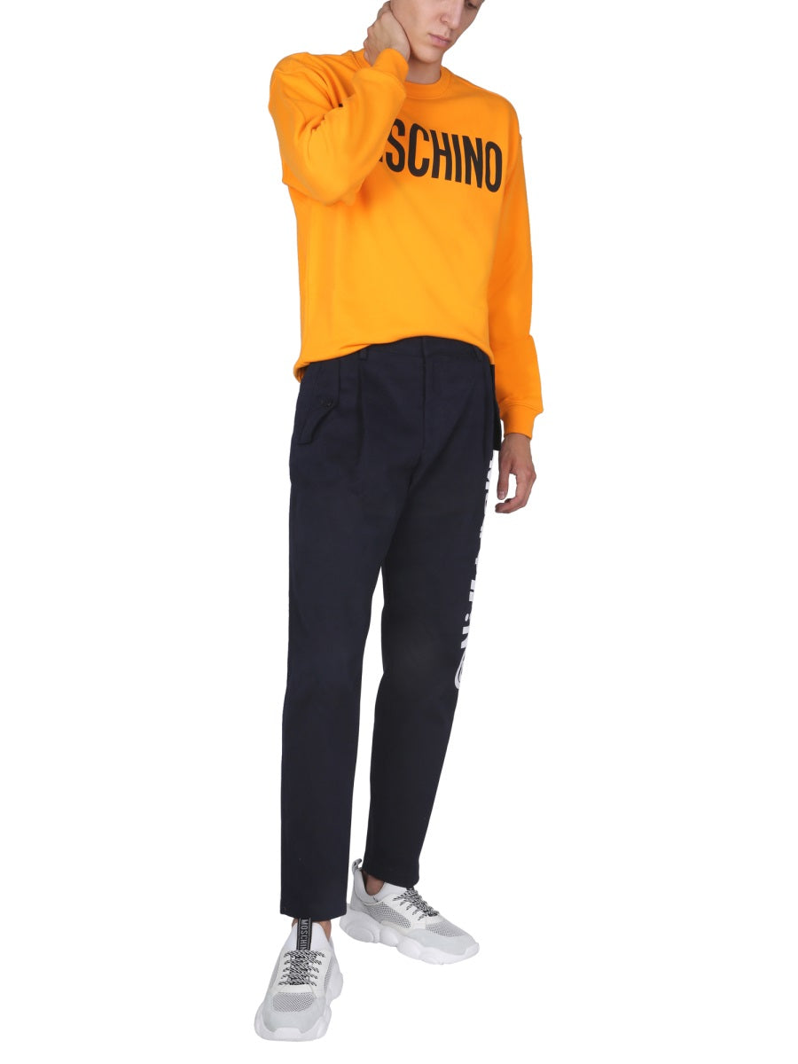 Moschino Men Symbols Logo Trousers
