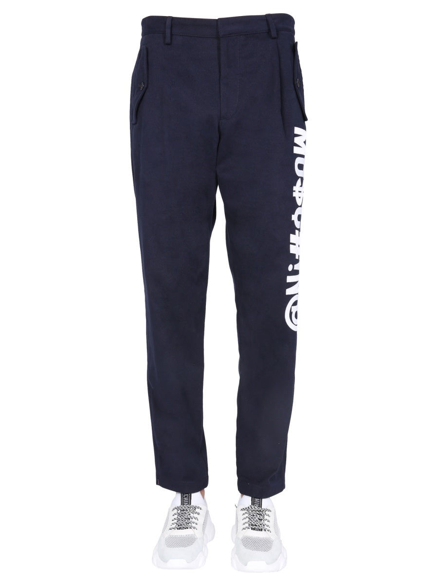 Moschino Men Symbols Logo Trousers