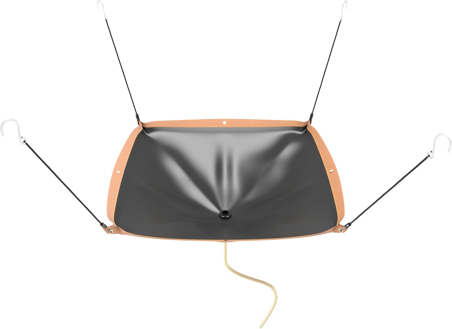 Ceiling Roof Leak Drip Diverter Tarp Heavy Duty Rain Diverter Kit for Roof with Drainage (3' * 3' Khaki)