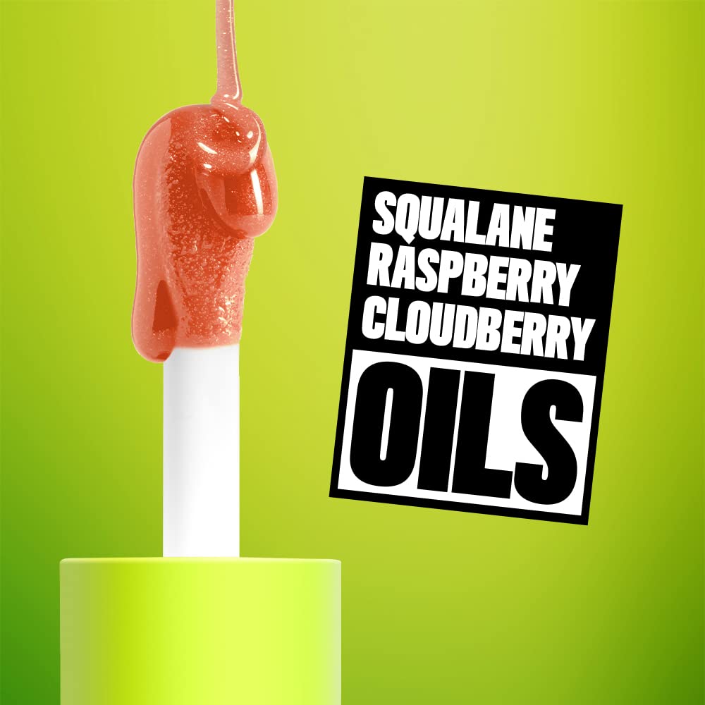 NYX PROFESSIONAL MAKEUP Fat Oil Lip Drip, Moisturizing Lip Oil Gloss, Vegan Tinted Formula, Up to 12 HR Hydration - Missed Call (Sheer Pink)