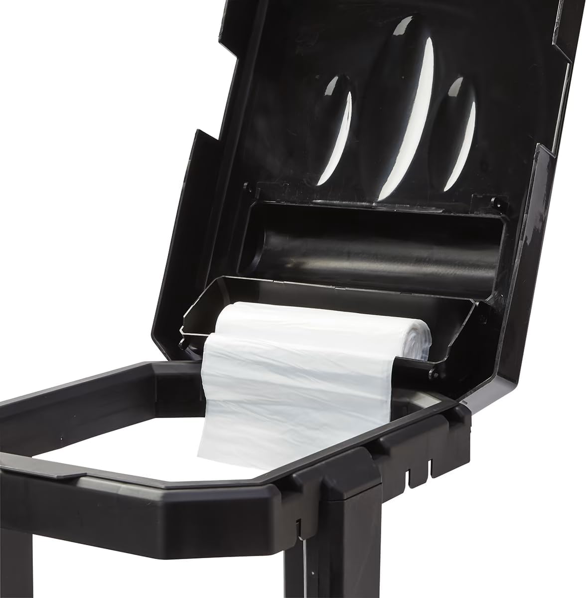 Collapsible Trash Can with Reinforced Legs & 20 Bags – Portable Garbage Bin for Camping, RV, Picnics, Indoor/Outdoor Use, Easy Assembly, Compact Storage, Includes Ground Pegs for Stability