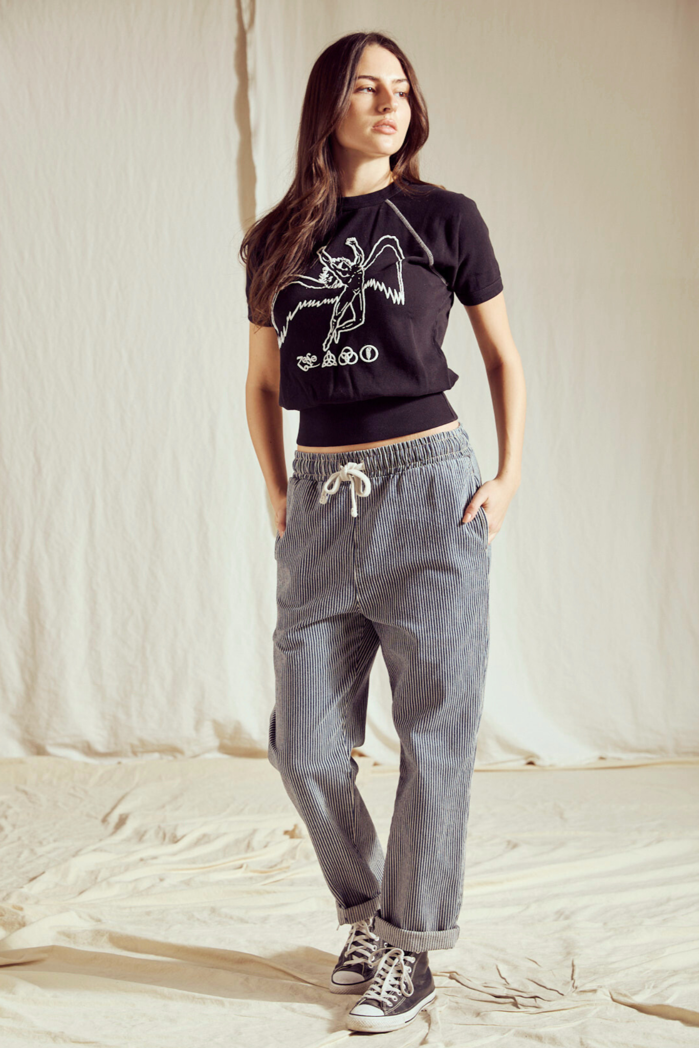 Led Zeppelin Short Sleeve Icarus Raglan by People of Leisure