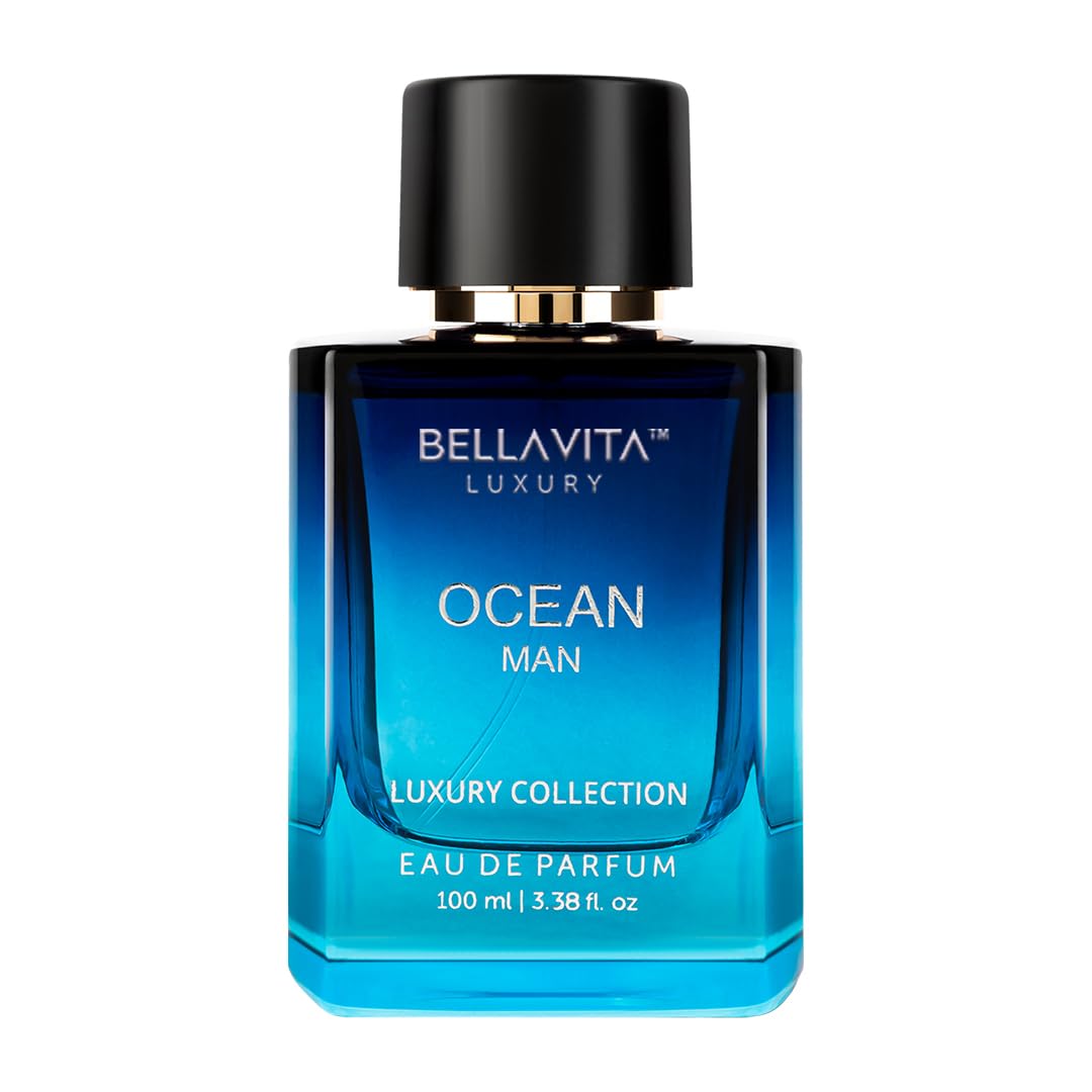 BellaVita Luxury G.O.A.T. Men's Eau De Parfum (3.4 fl.oz) | Natural Refreshing Notes of Bergamot, Lavender, Vetiver & Patchouli Oriental | Fresh Perfume for Men | Long-Lasting Perfume for Mens EDP
