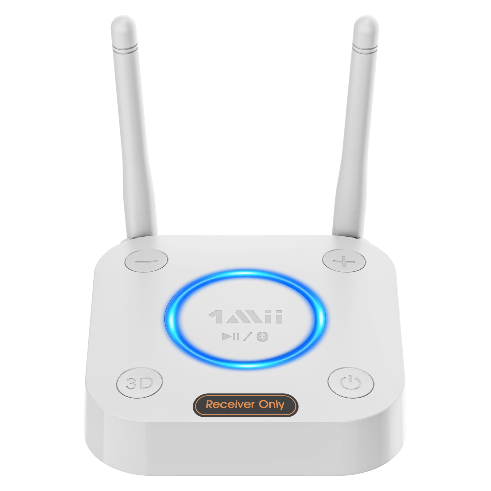 [Upgraded] 1Mii B06Pro Long Range Bluetooth Receiver, HiFi Wireless Audio Adapter, Bluetooth 5.1 Receiver with 3D Surround aptX HD Low Latency Optical RCA AUX 3.5mm Coaxial for Home Stereo System