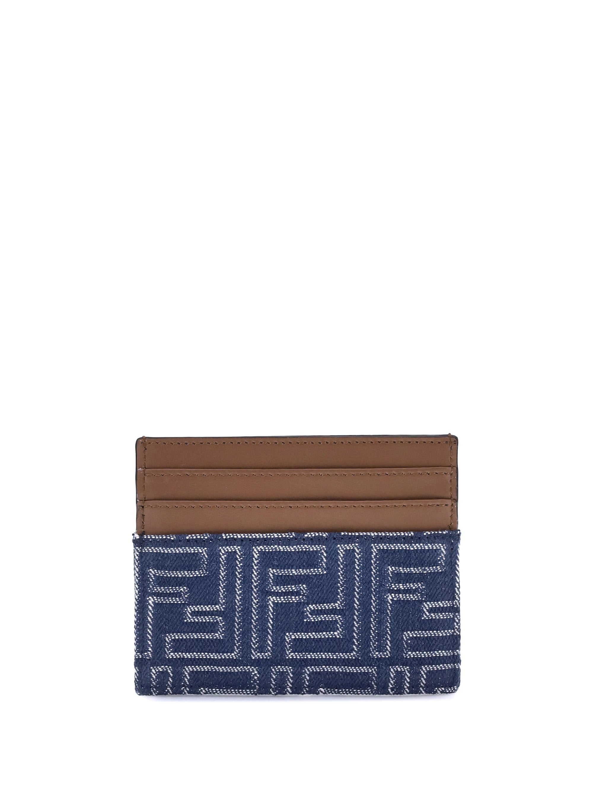 Fendi Men Denim Card Holder
