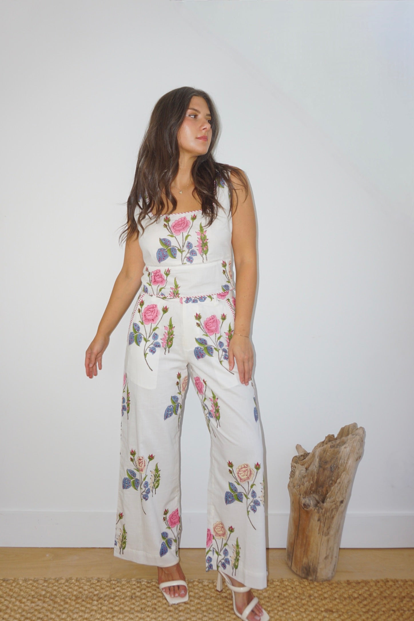 Edison Pant in Multi Rosette