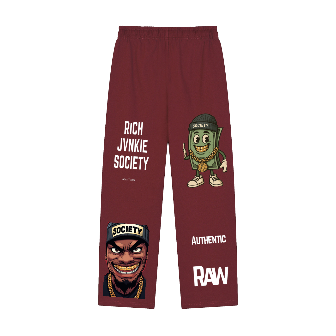 RICHJVNKIE SOCIETY Straight Leg Joggers