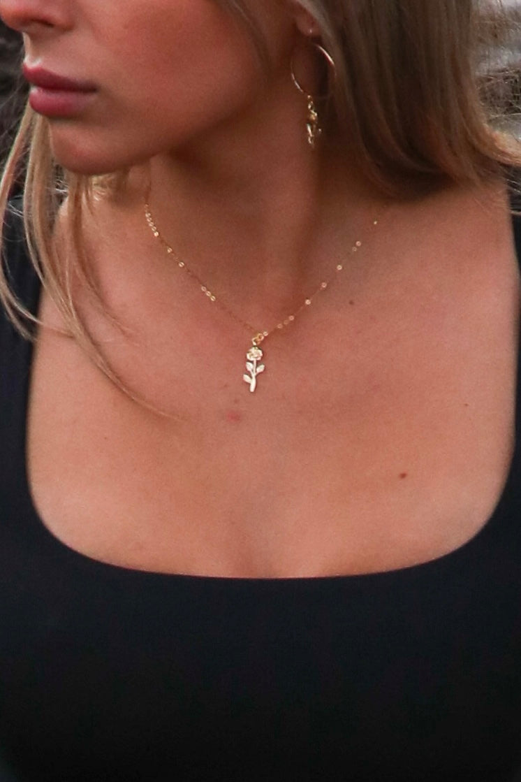 Dainty lil Rose Set by Toasted Jewelry