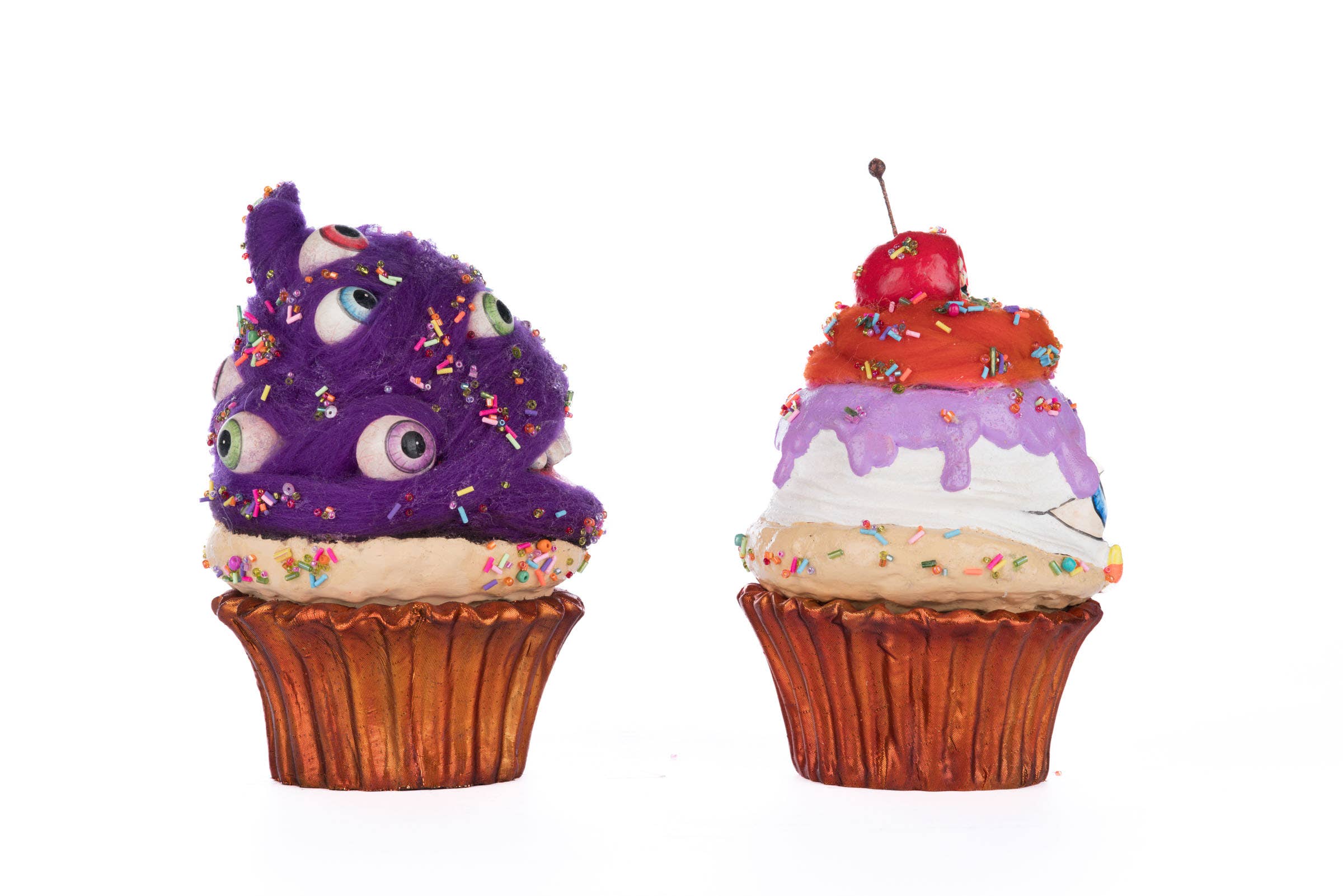 Creepy Cupcakes Crazy Eyes And Crabby Crumbs Set of 2