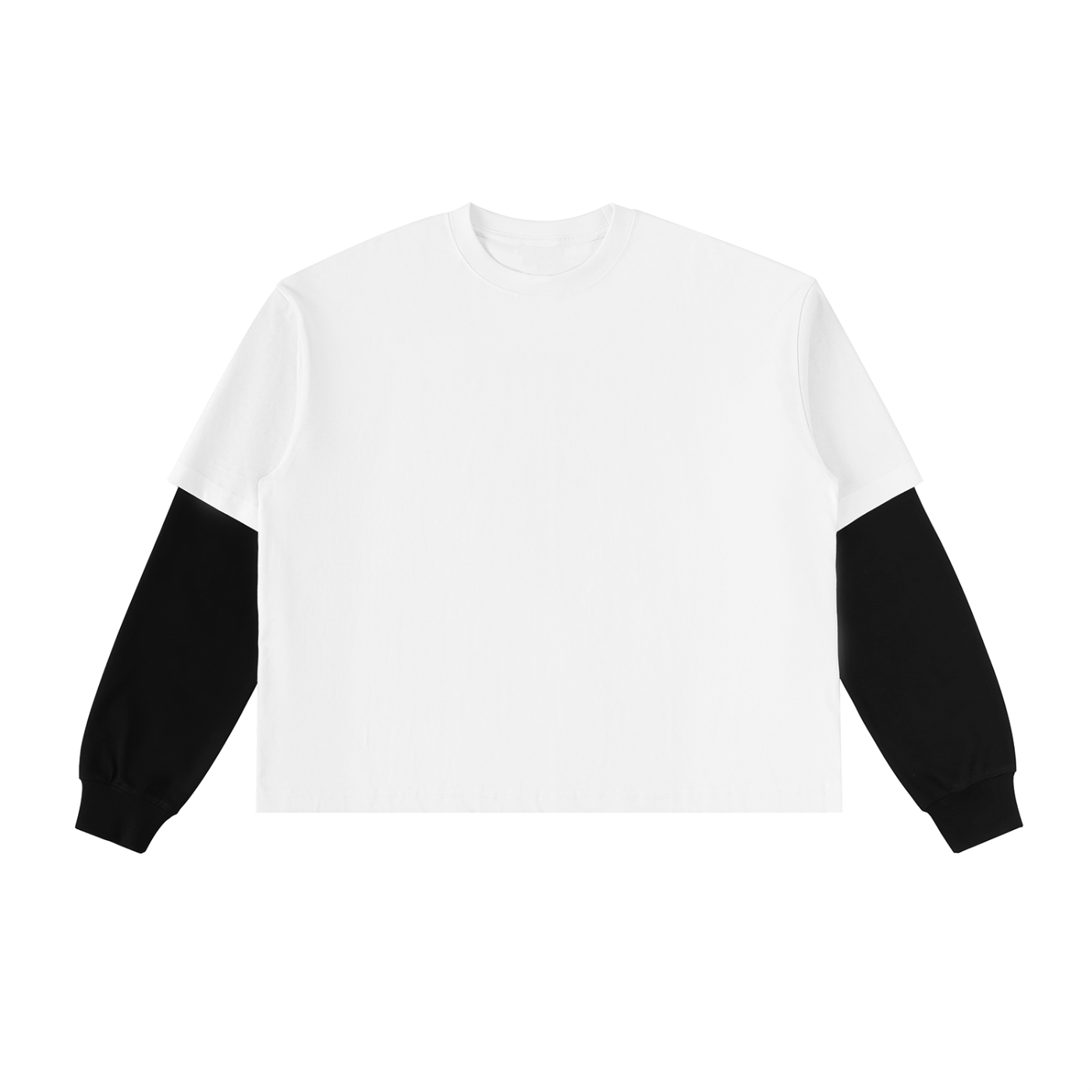New! RJS Collection Oversized Layered Sweatshirt
