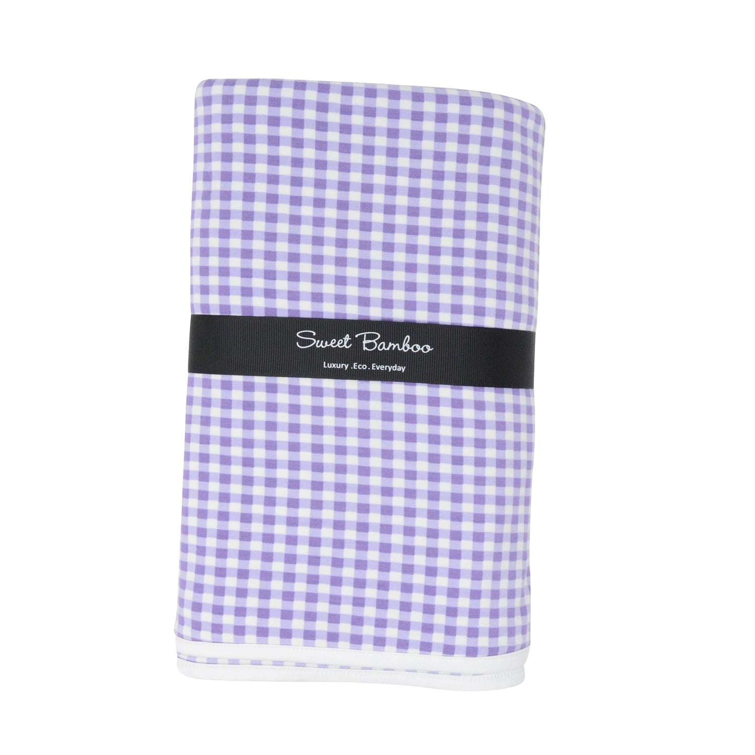 Big Kid Blanket - Sunflower Purple/Gingham Purple