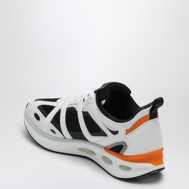 Valentino Garavani Vlogo Easyjog White/Black/Orange Sneakers Men
