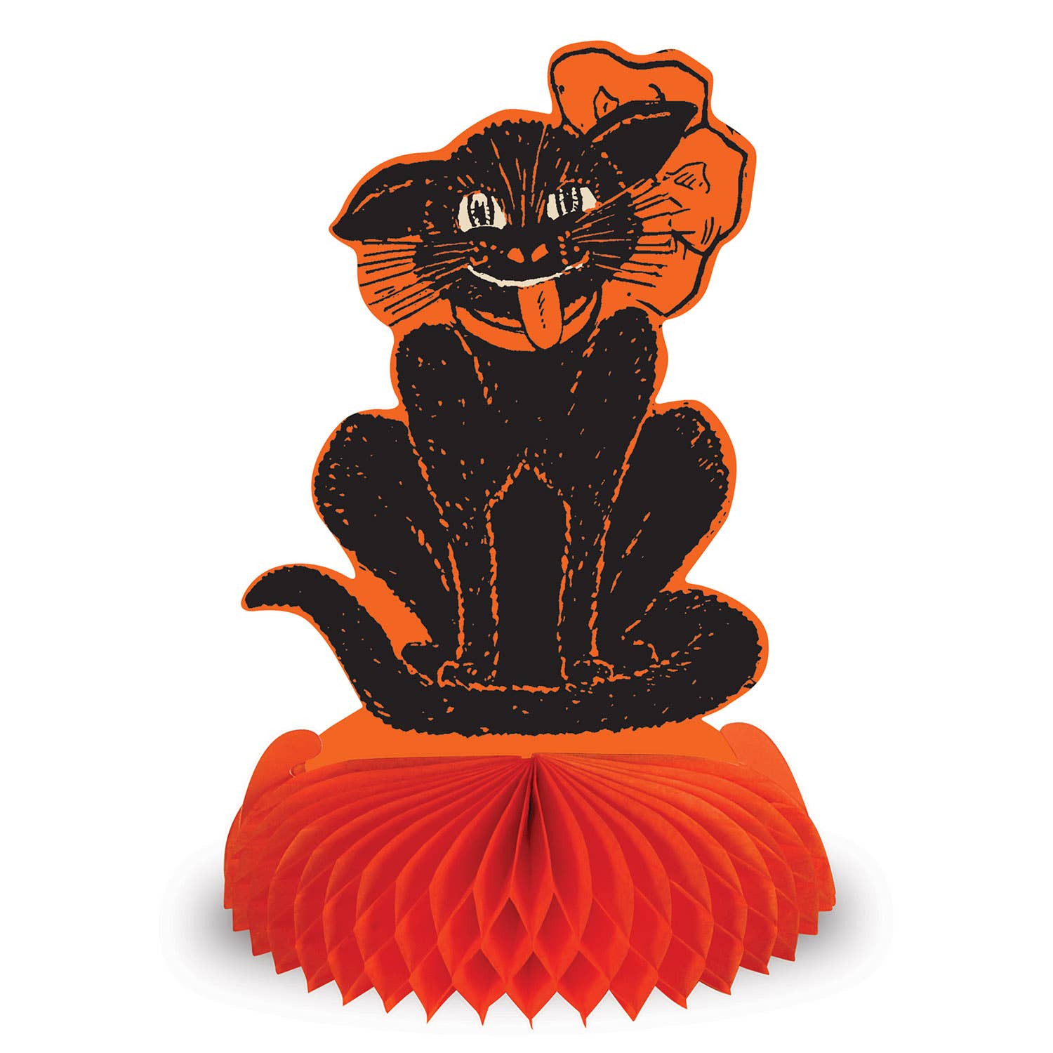 Vintage Halloween Honeycomb Centerpieces Set of 4 by Beistle