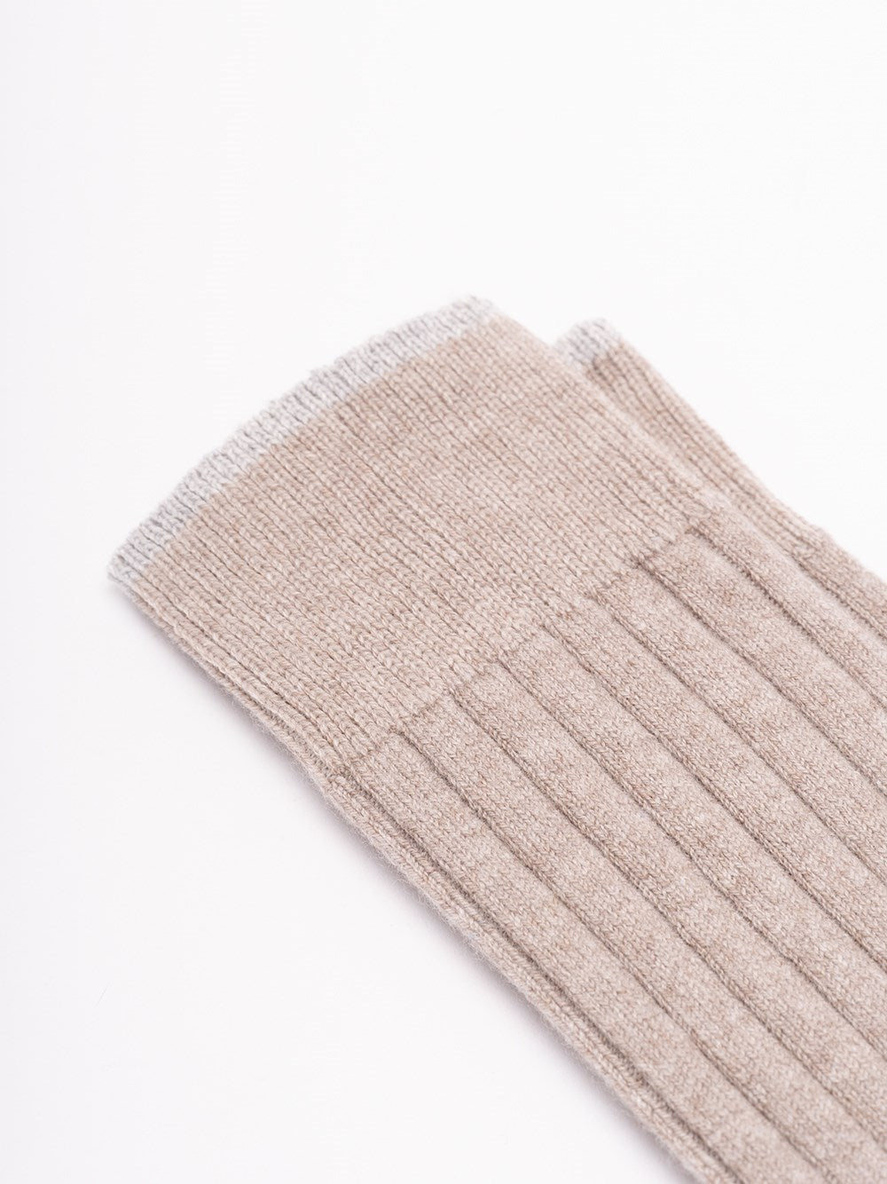 Brunello Cucinelli Men Rib Knit Socks