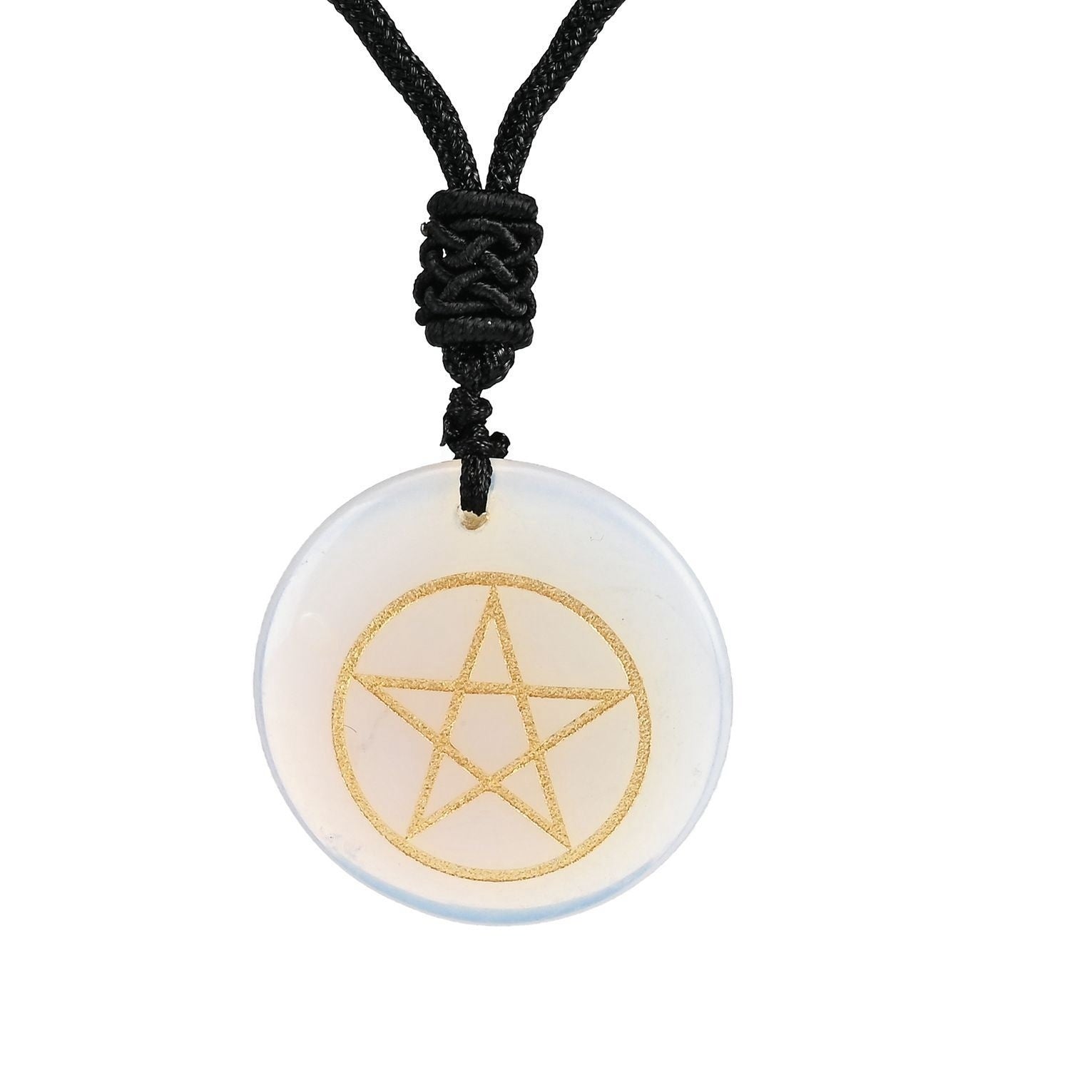 Pentacle Crystal Rope Necklaces