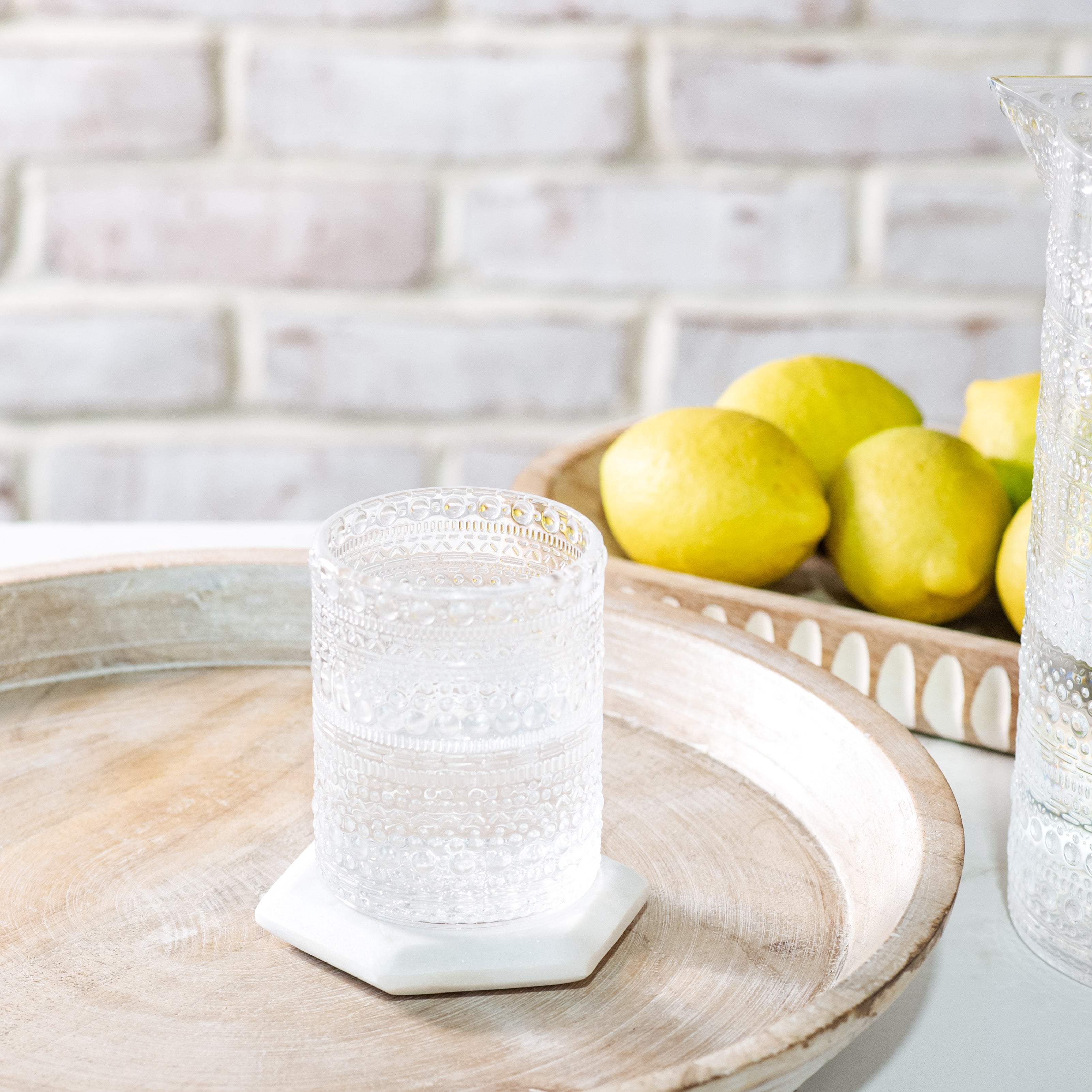 Clear Melamine Dot Drinkware Set | Complete Collection
