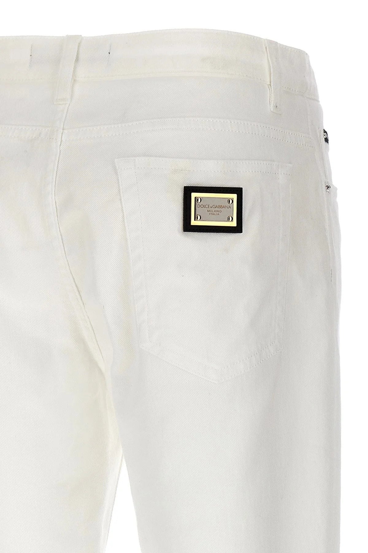 Dolce & Gabbana Women Logo Plaque Jeans