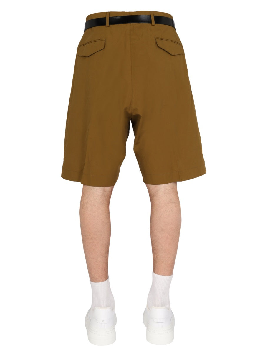 Paul Smith Men Cotton Bermuda Shorts