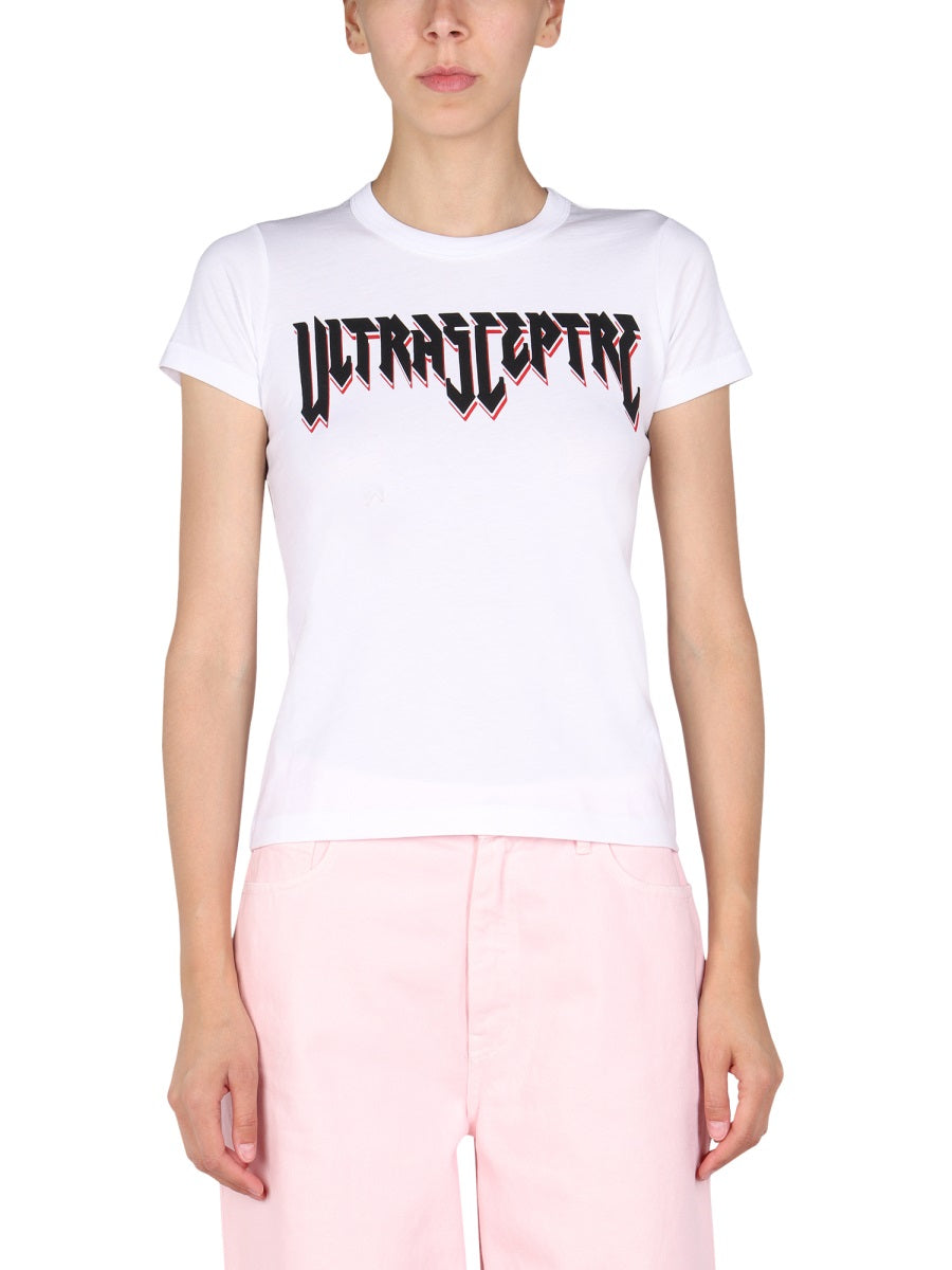 Raf Simons Women Logo Print T-Shirt