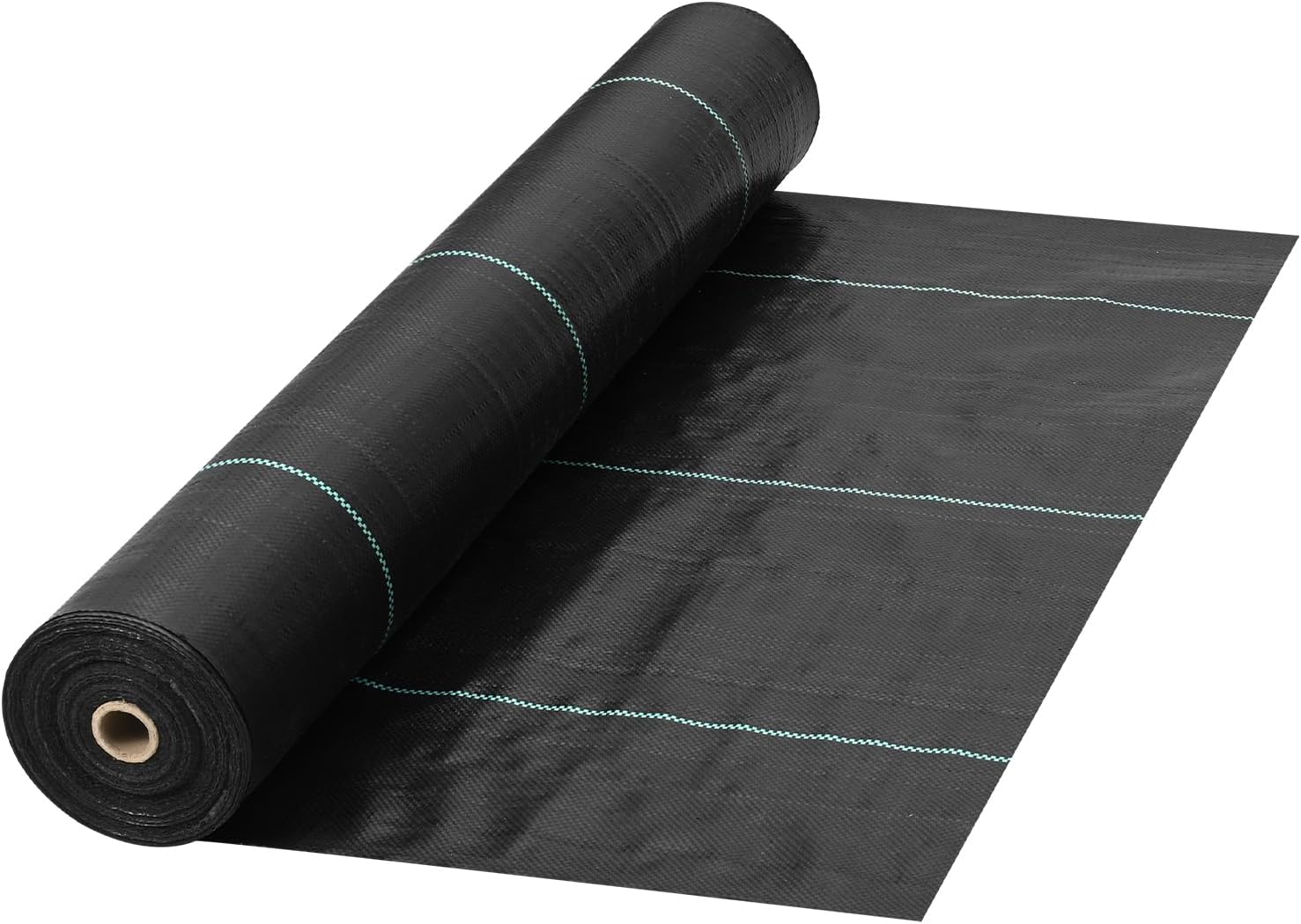 VEVOR Driveway Fabric, Heavy Duty 6x300ft 3oz Woven Landscape Fabric, Garden Weed Barrier Fabric, Weed Control Fabric, Geotextile Fabric for Landscaping, Ground Cover, Weed Block Gardening Mat, Black