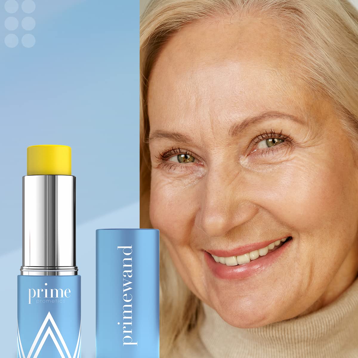 Prime Prometics PrimeWand Nourish – Stunning & Natural Pro-Age Makeup Moisturizing Makeup Stick for Mature Women – Silky Feel, Non-sticky Hydration (Nourish)