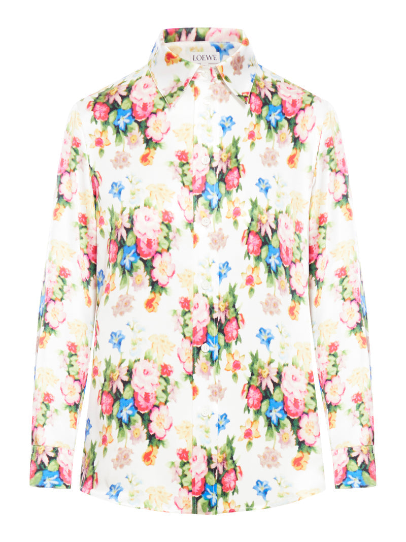 Loewe Women Flower Print Shirt