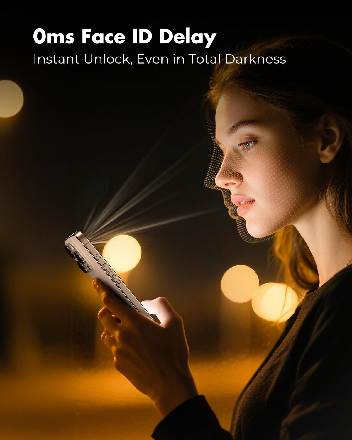 UNBREAKcable Anti-Glare Screen Protector for iPhone 16 Pro Max [2-Pack], 9H Hardness Tempered Glass, Anti-fingerprint, Enhanced Clarity, Anti-Blue Light, Easy to Install, Polishing Cloth Included