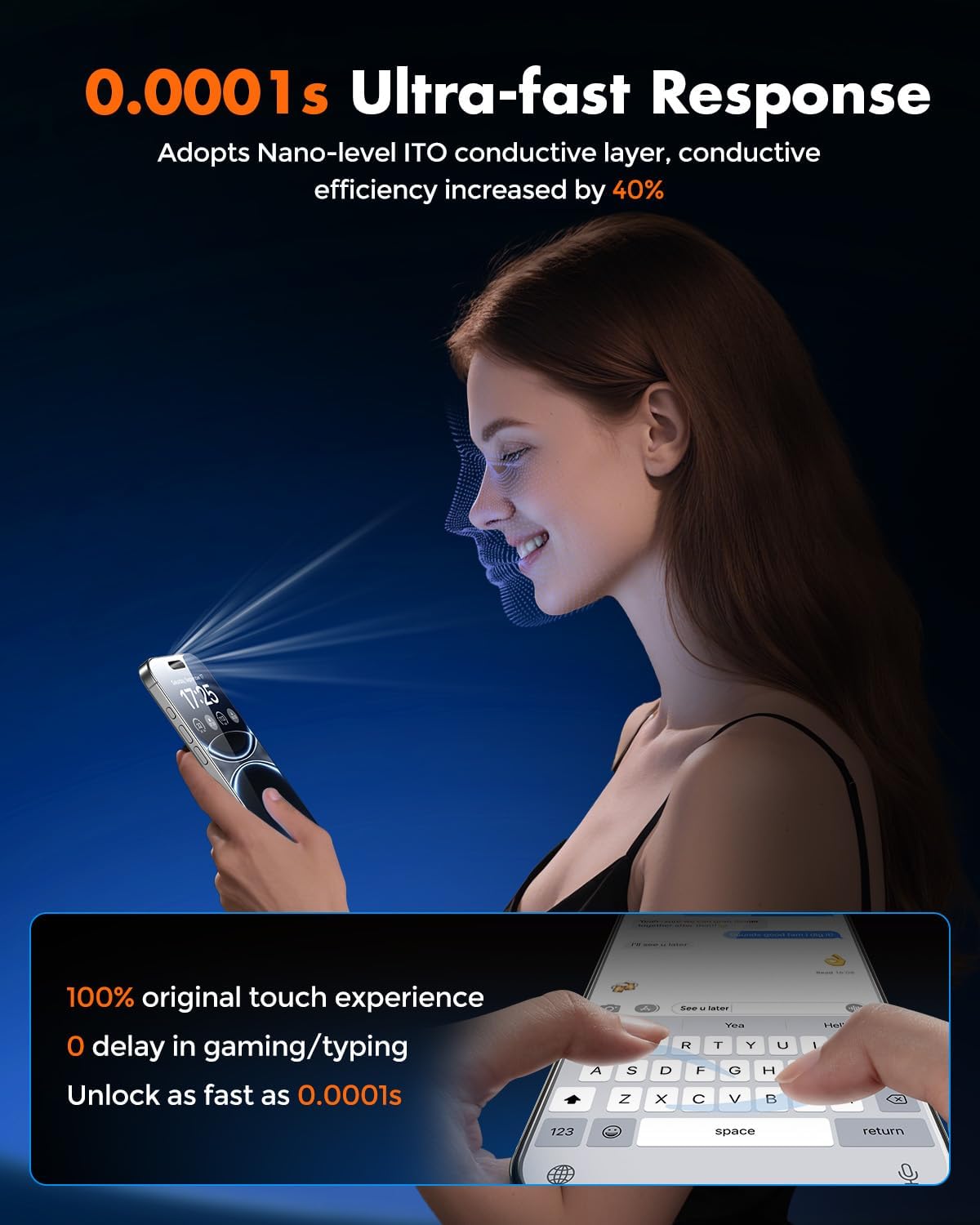 UNBREAKcable for iPhone 16 Pro Screen Protector [Quick-Installation Box] 3-Pack 9H+ Hardness Shatterproof Tempered Glass [99.99% HD Clear] [Case Friendly] [Bubble Free] for Apple 16 Pro 6.3 inch