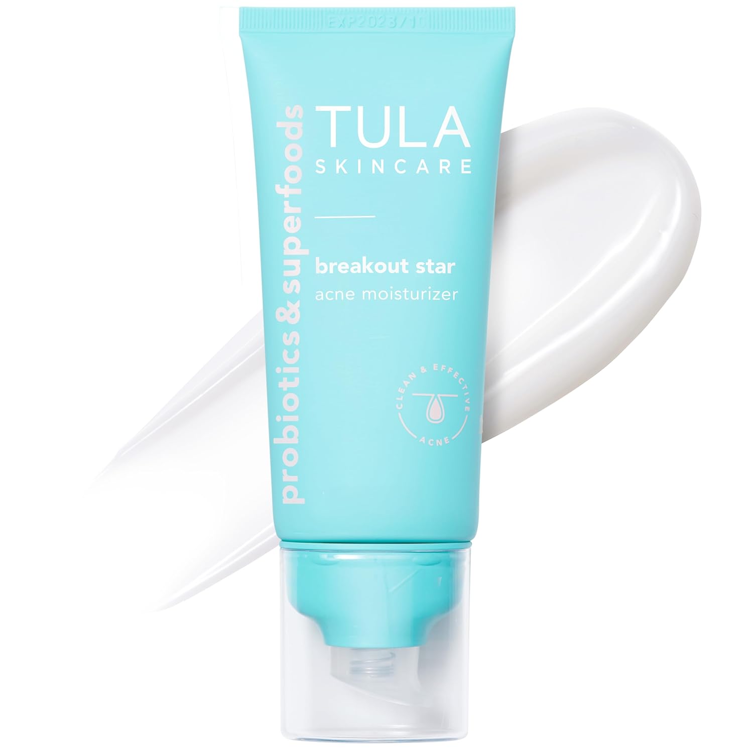 TULA Skin Care Breakout Star - Acne Moisturizer, Prevents & Treats Mild Breakouts, Brightens Marks, Soothes Skin, Contains Probiotics, Salicylic & Azelaic Acid, Niacinamide, Watermelon, 1.7 fl oz.