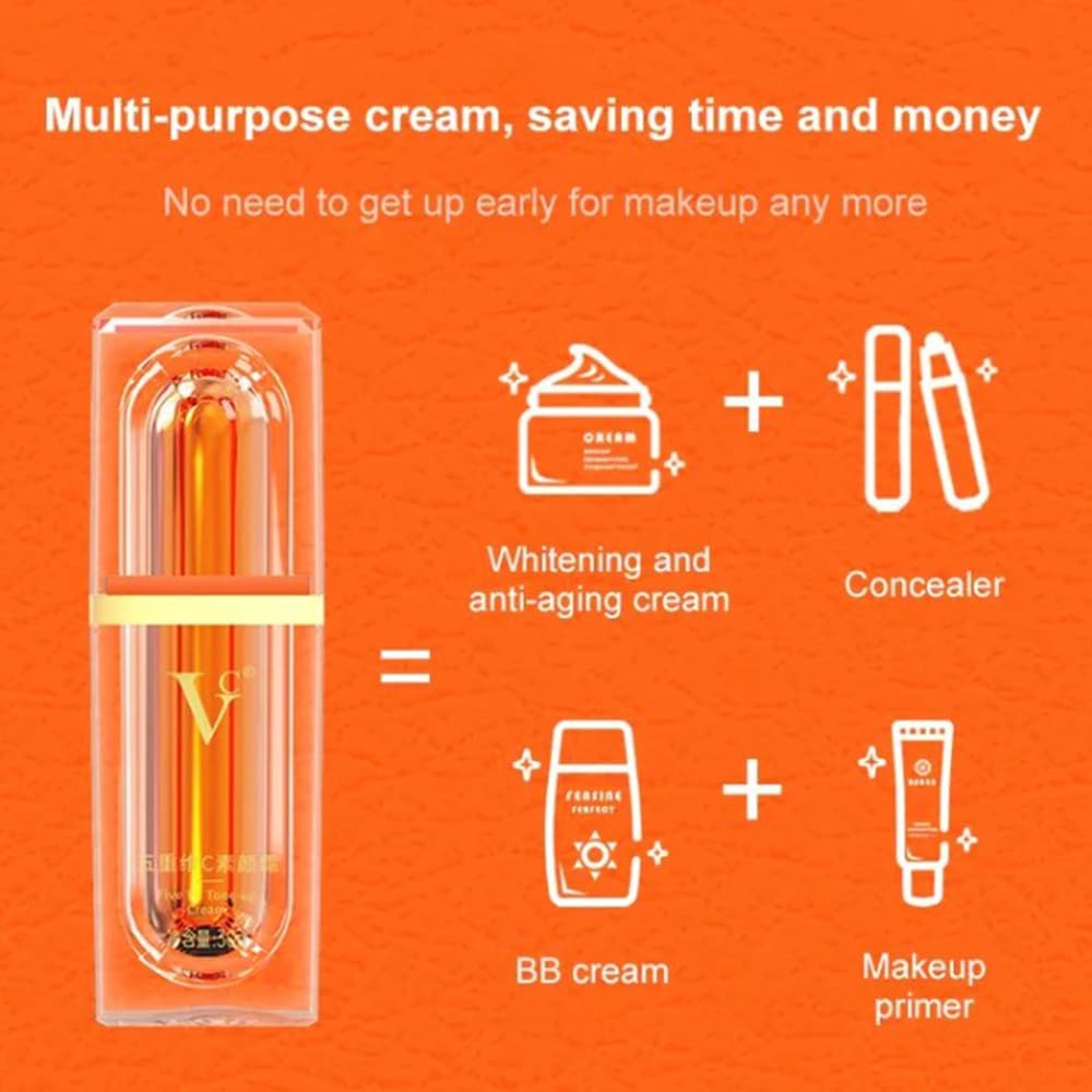 Five Vitamin C Tone-Up Cream, Five Vitamin C Cream, Fivefold Vitamin C BB Cream, Five Vitamin C Natural Makeup Cream, Vitamin C Face Serum Moisturizer Cream