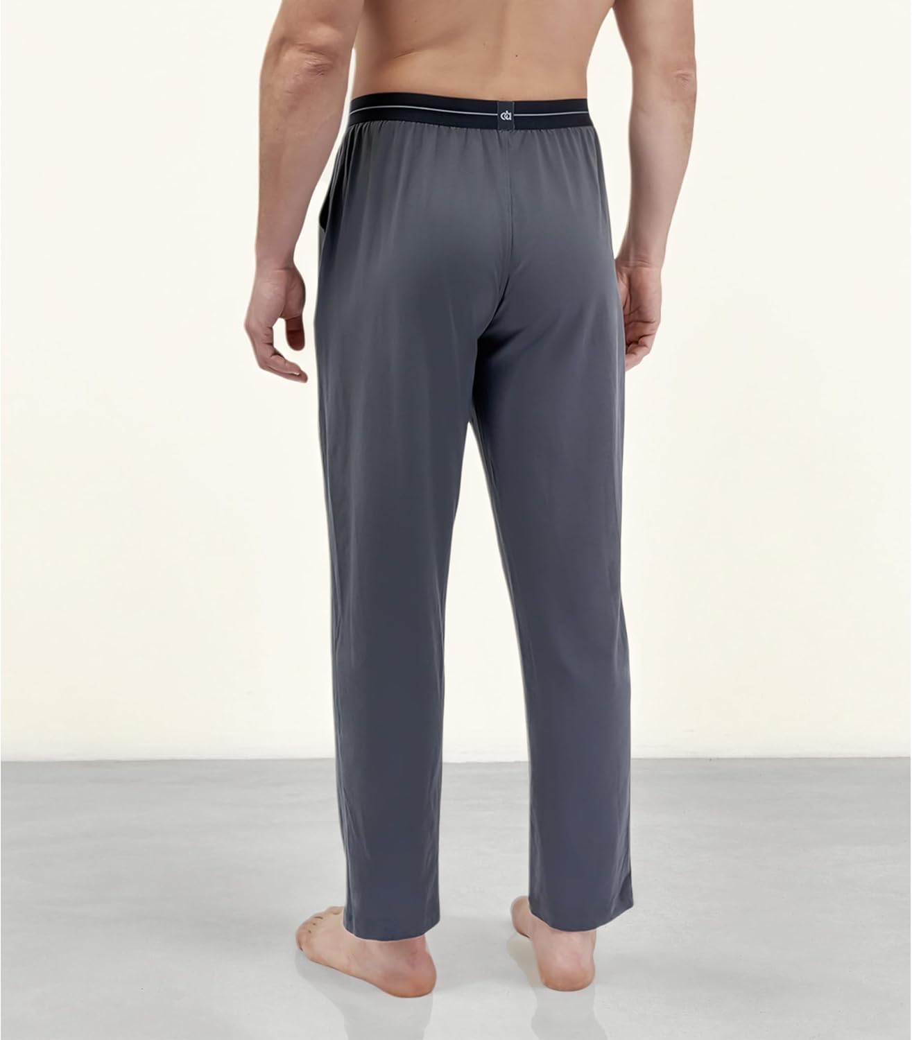 DAVID ARCHY Men's Pajama Pants Cotton Comfy Sleep Bottoms, Lightweight Lounge Pants with Pockets Soft Sleepwear PJs, 2 Pack