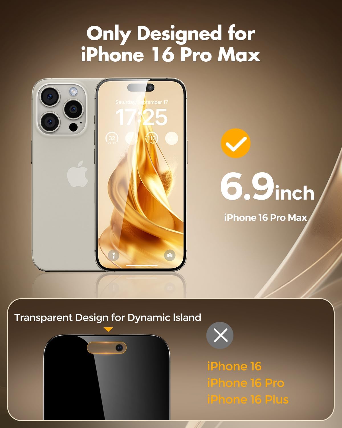 UNBREAKcable Privacy Screen Protector for iPhone 16 Pro Max, Full Coverage Shatterproof Tempered Glass [True 28°Anti Spy] [9H Hardness] [Installation Frame] Private Protector for iPhone 6.9"-2 Pack