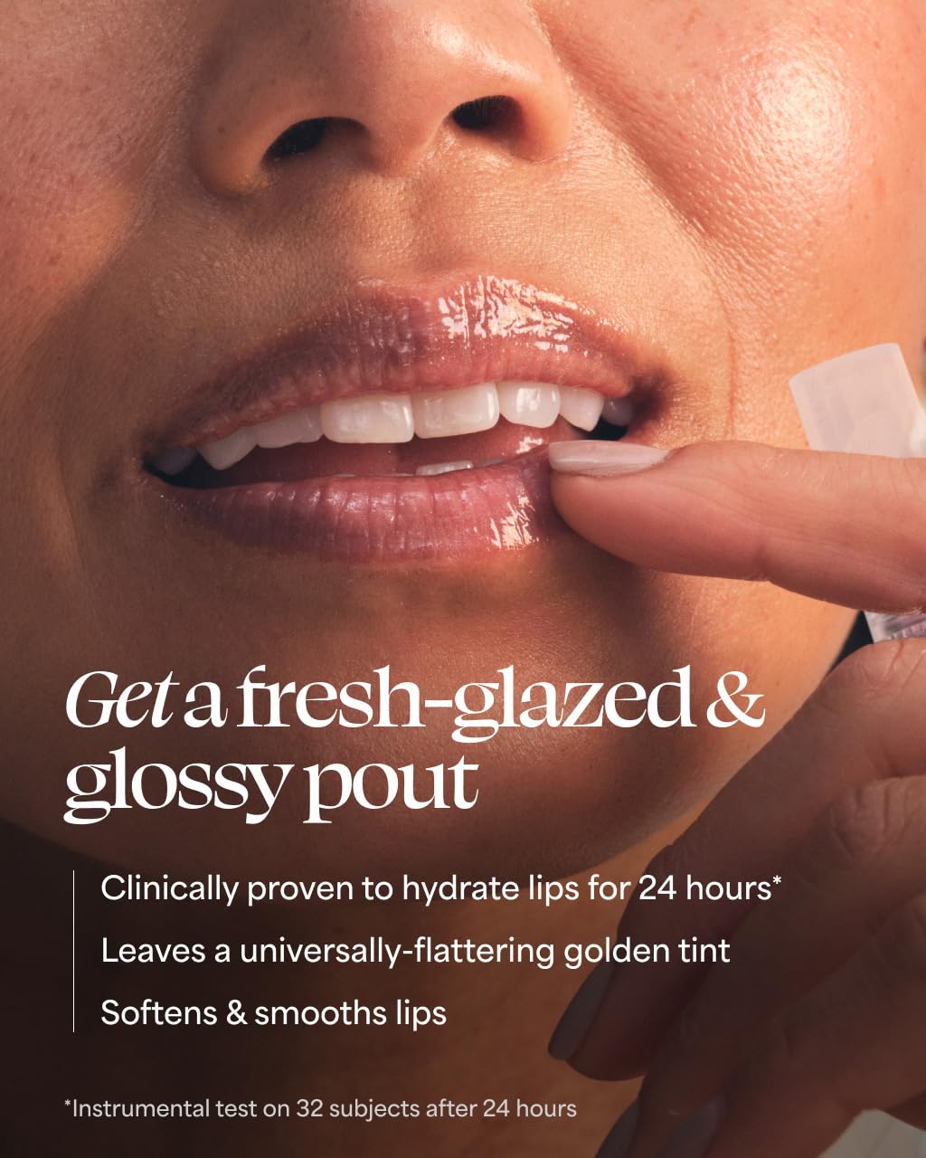 TULA Skin Care Glaze Plumping Lip Treatment - Hydrating & Glossy Lip Balm with Hyaluronic Acid & Peptides, 0.28 oz.