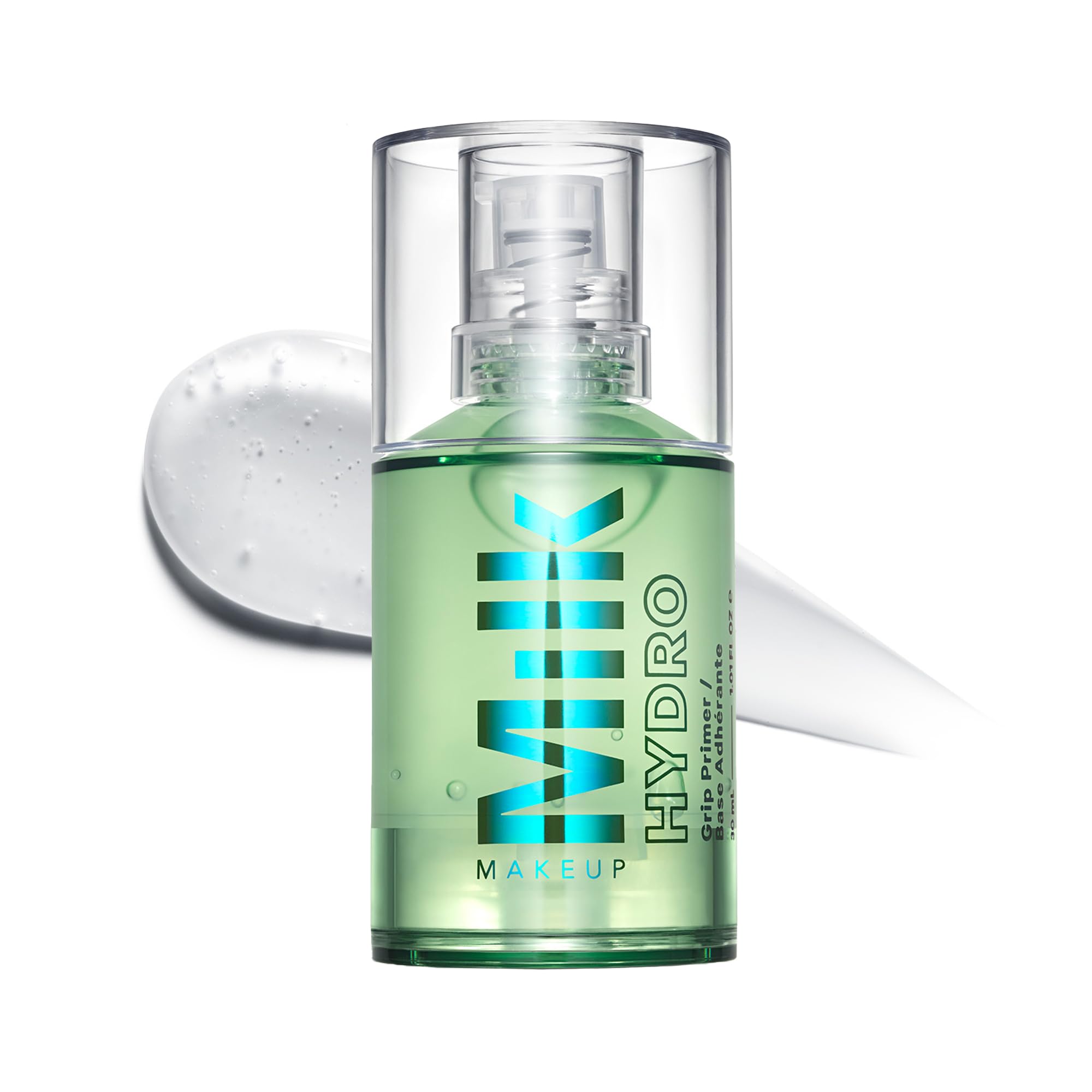 Milk Makeup Hydro Grip Primer with Hyaluronic Acid + Niacinamide – Hydrating Face Primer Grips Makeup for Up to 12 Hours – Silicone-Free, Lightweight Gel with Dewy Finish – 0.33 oz