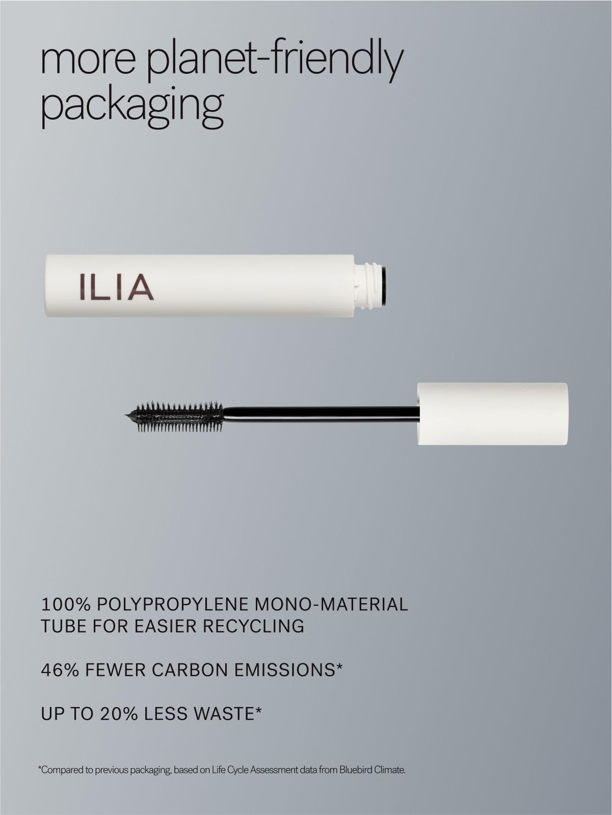 ILIA - Limitless Lash Mascara | Lightweight, Nourishing, Lengthening, Lifting | Flake + Smudge-Resistant | Non-Toxic, Cruelty-Free, Ophthalmologist-Tested, Safe For Sensitive Eyes (Soft Black)