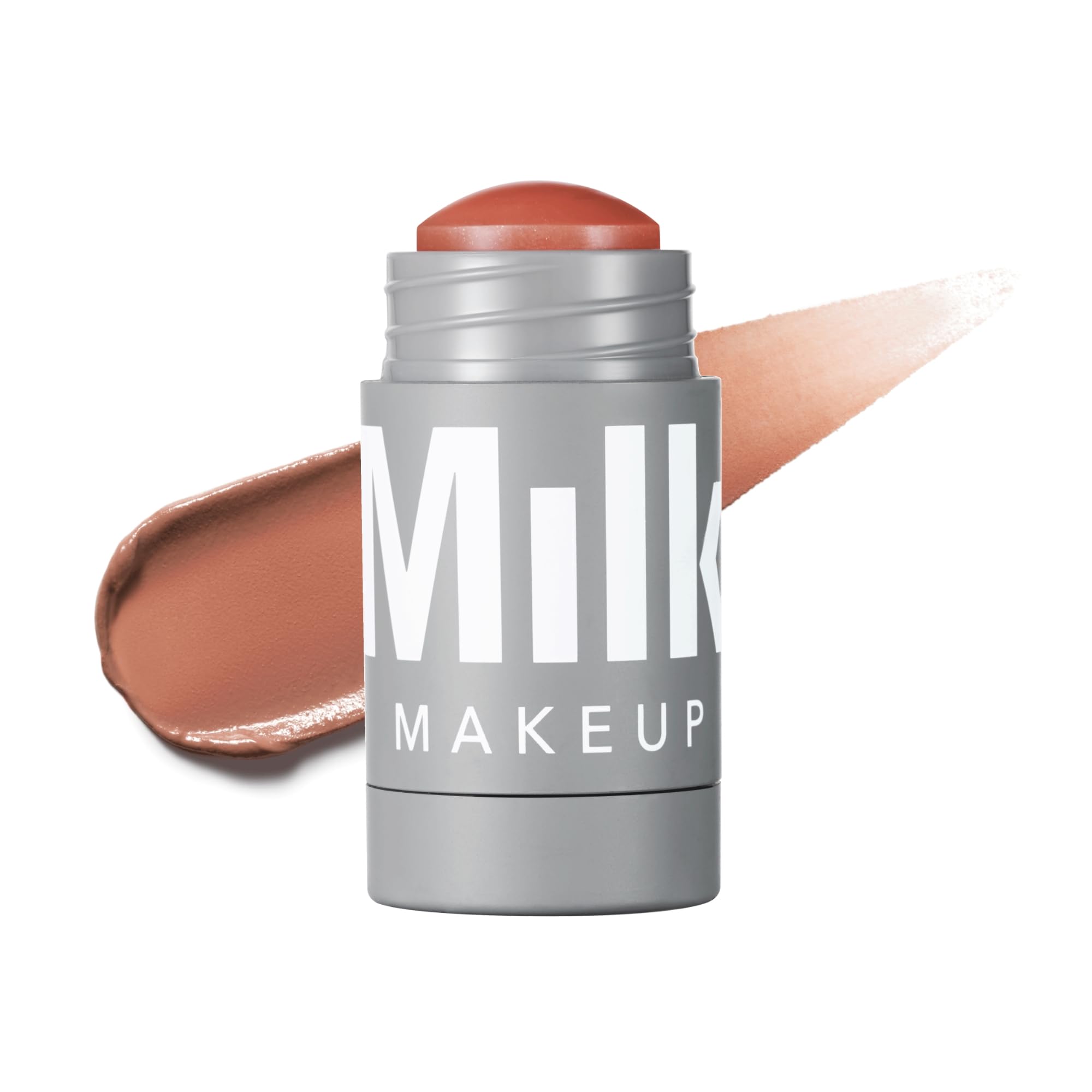 Milk Makeup Lip + Cheek Stick – Multi-Use Cream Blush + Lip Color with Mango Butter, Avocado Oil + Apricot Oil – Hydrating, Buildable, Long-Lasting, Vegan Formula – Werk, 0.21 oz