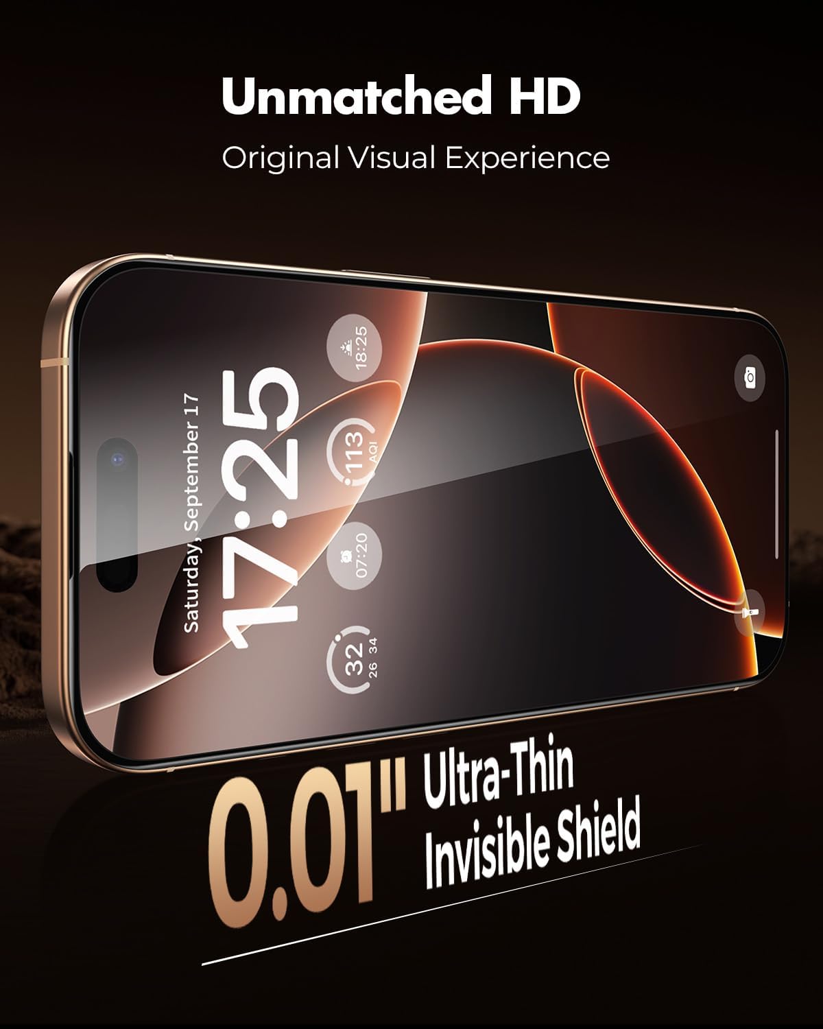 UNBREAKcable 3-Pack Screen Protector for iPhone 16 Pro Max Tempered Glass - [One-Pull Perfection] [Auto Dust-Elimination] [9H+ Hardness] [99.99% HD Clear] Full Coverage for iPhone 6.9 inch