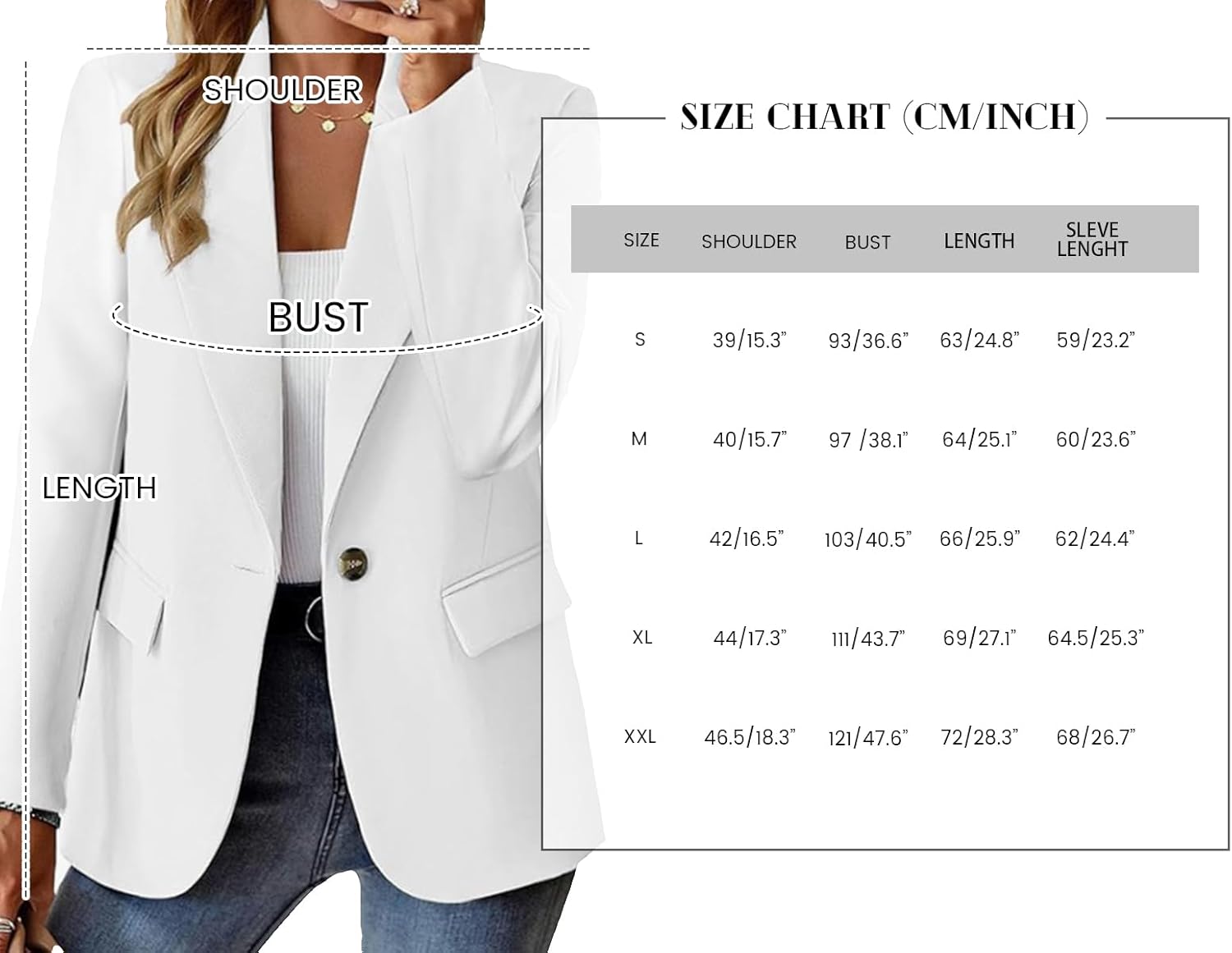 Blazers Jacket for Women 2024 Spring Summer Casual Blazer Lightweight Fashion Womens Long Work Business Lady Double-Breasted Boyfriend Petite Suit Suits Beige S